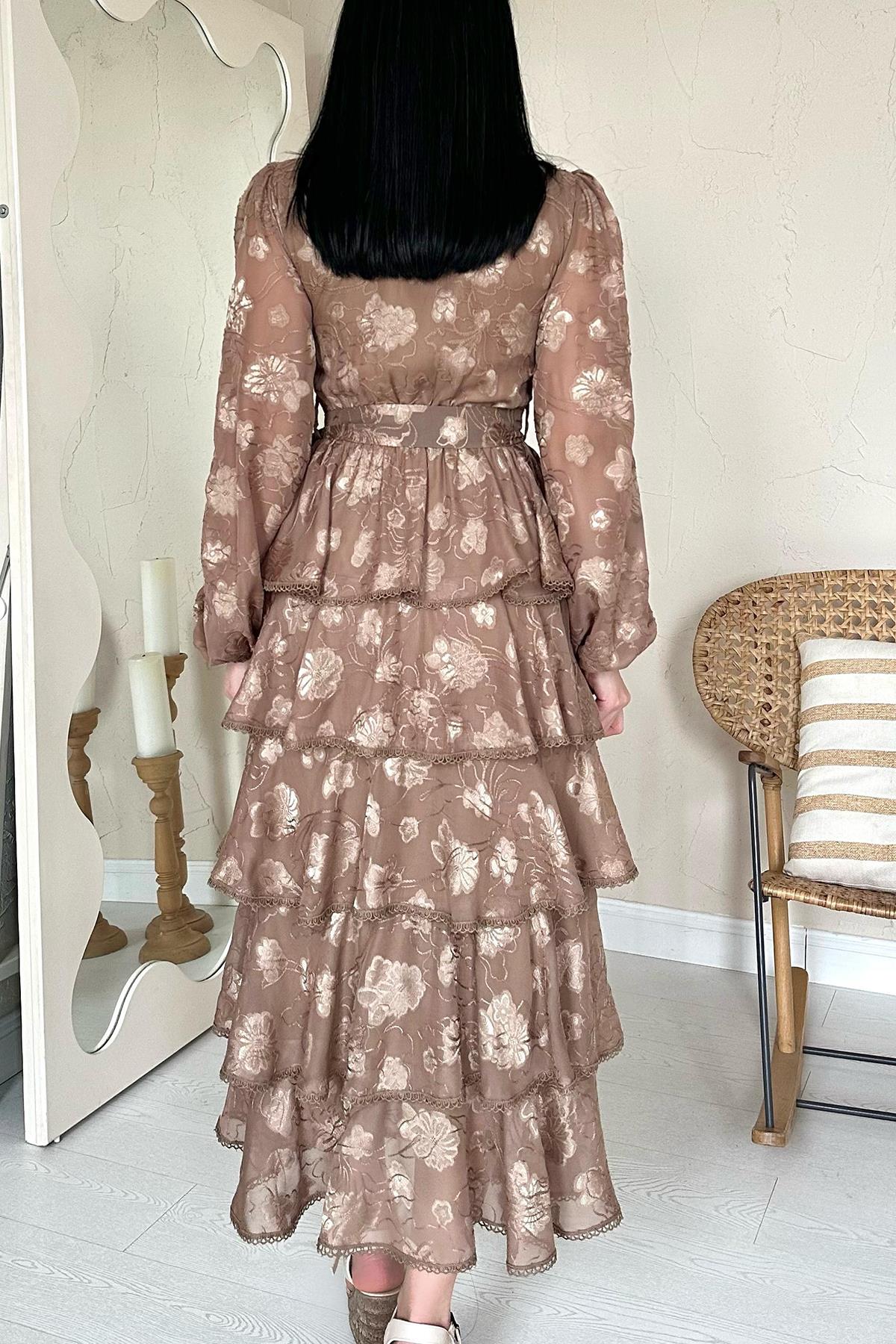 Wallpaper Striped Layered Dress - Brand: Elisa - Women & Kids, Baby Clothes Wholesale - TheBS Women Wallpaper Striped Layered Dress - Brand: Elisa - Women & Kids, Baby Clothes Wholesale - TheBS Women