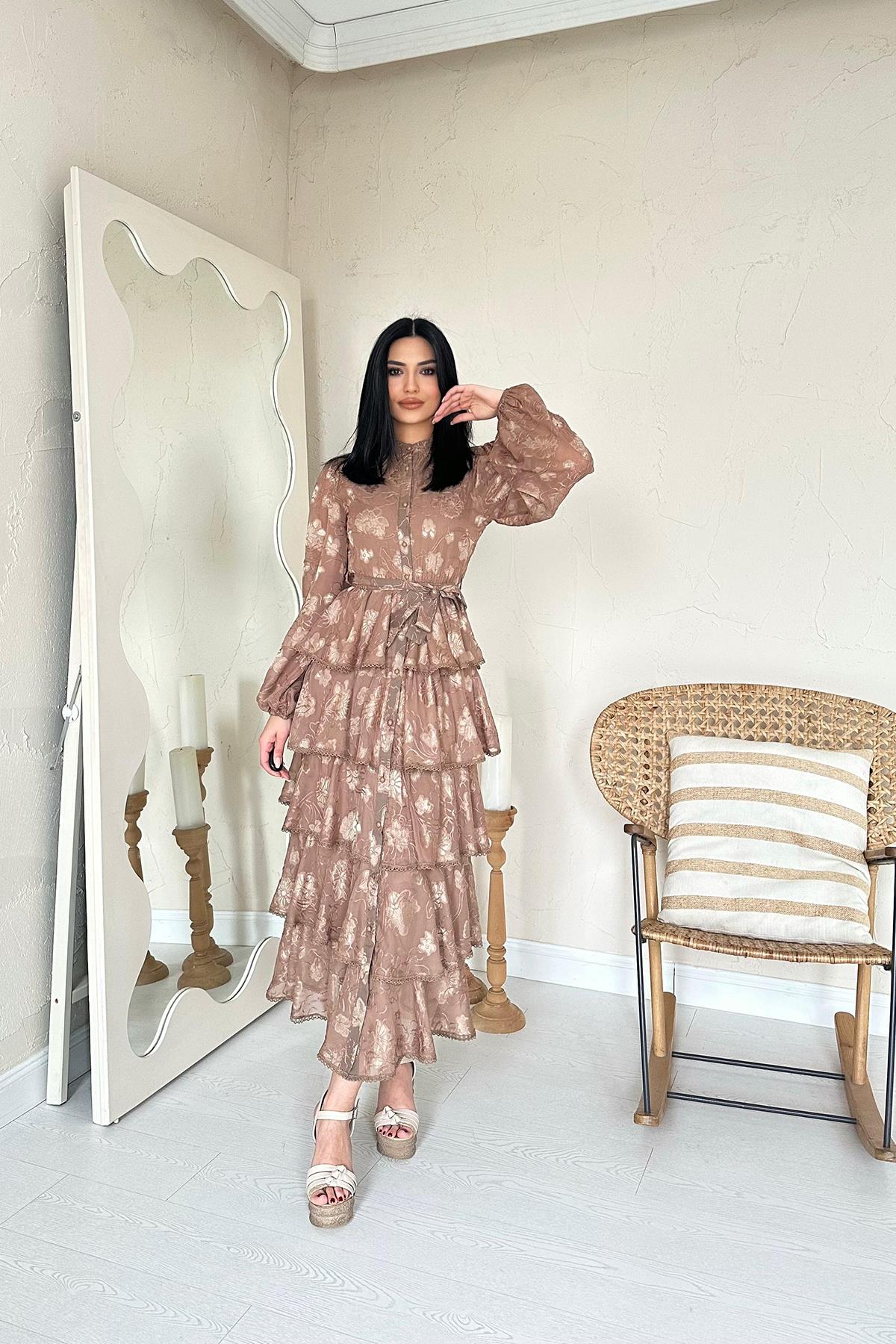 Wallpaper Striped Layered Dress - Brand: Elisa - Women & Kids, Baby Clothes Wholesale - TheBS Women Wallpaper Striped Layered Dress - Brand: Elisa - Women & Kids, Baby Clothes Wholesale - TheBS Women