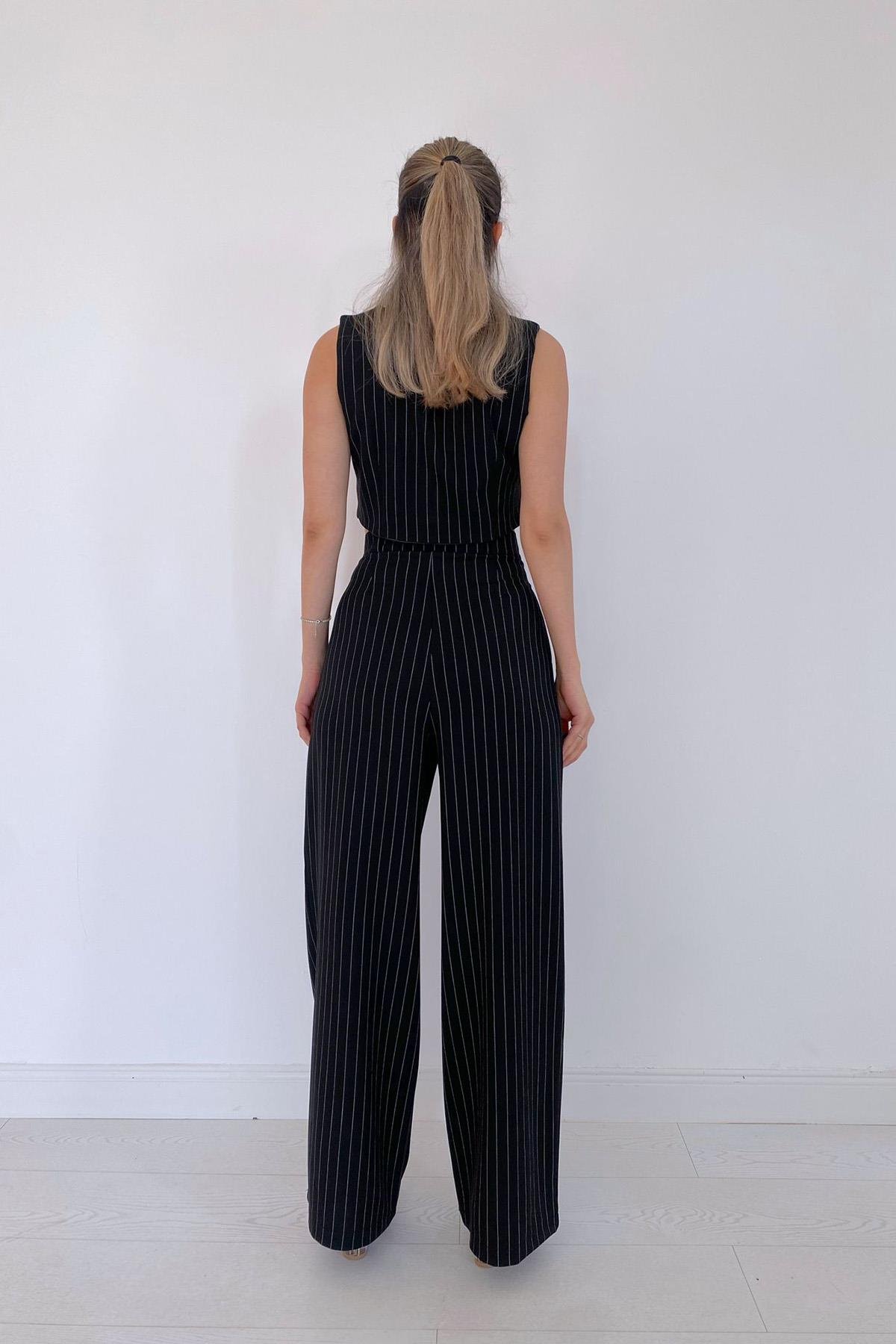 Striped Jacket & Vest And Trouser Set – Brand: Elisa – Women & Kids, Baby Clothes Wholesale – TheBS Women