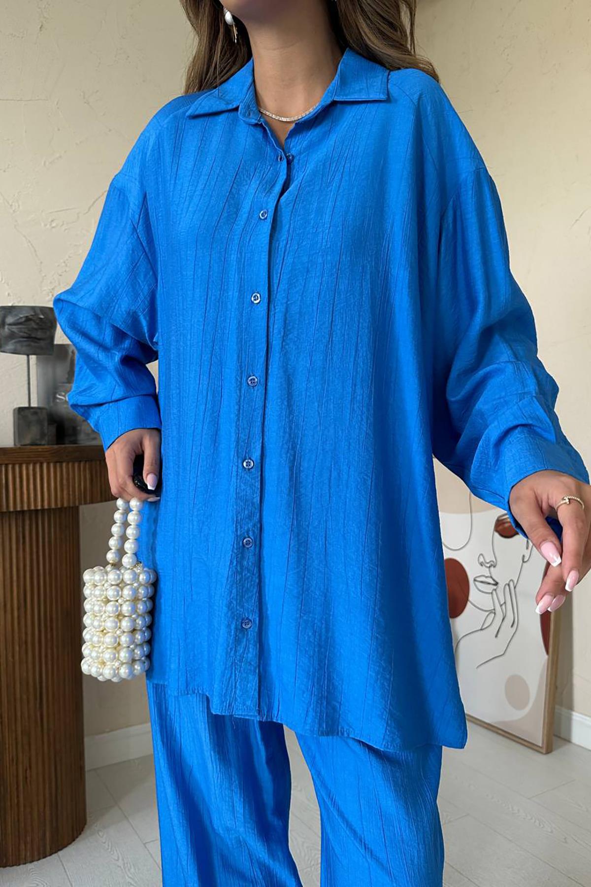 Shirt And Loose Fit Pants Set – Saks – Brand: Elisa – Women & Kids, Baby Clothes Wholesale – TheBS Women