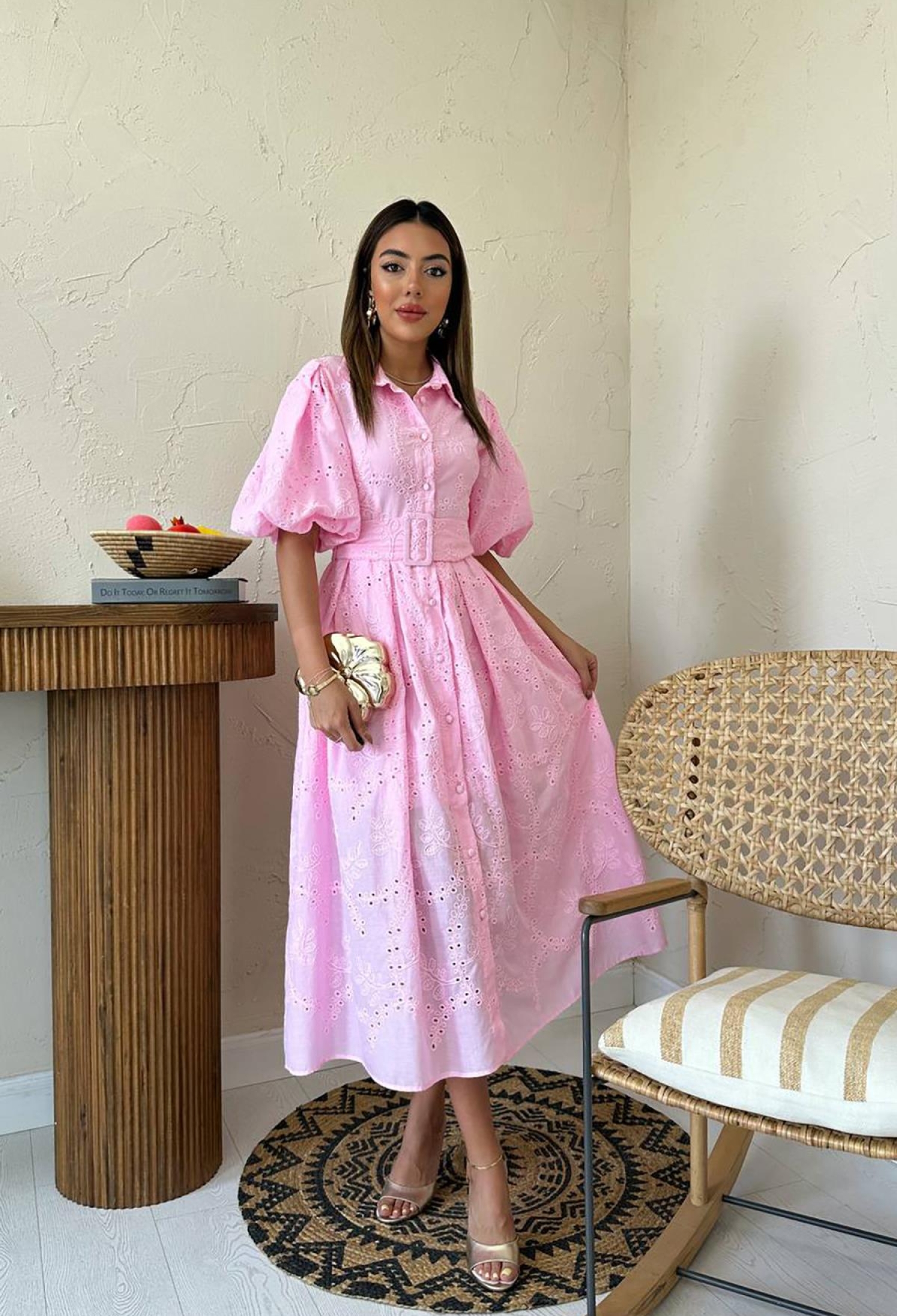 WholesalePleated Balcony Dress - Brand: Elisa - Women & Kids, Baby Clothes Wholesale - TheBS Women