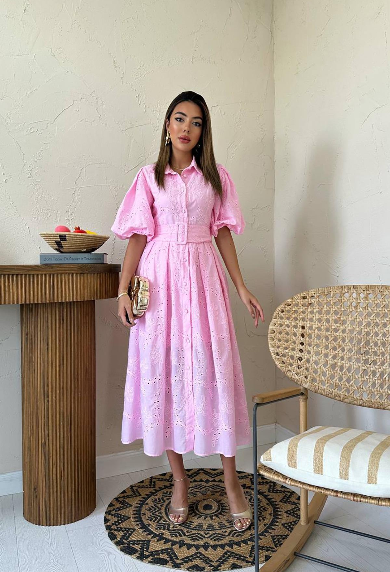 WholesalePleated Balcony Dress - Brand: Elisa - Women & Kids, Baby Clothes Wholesale - TheBS Women