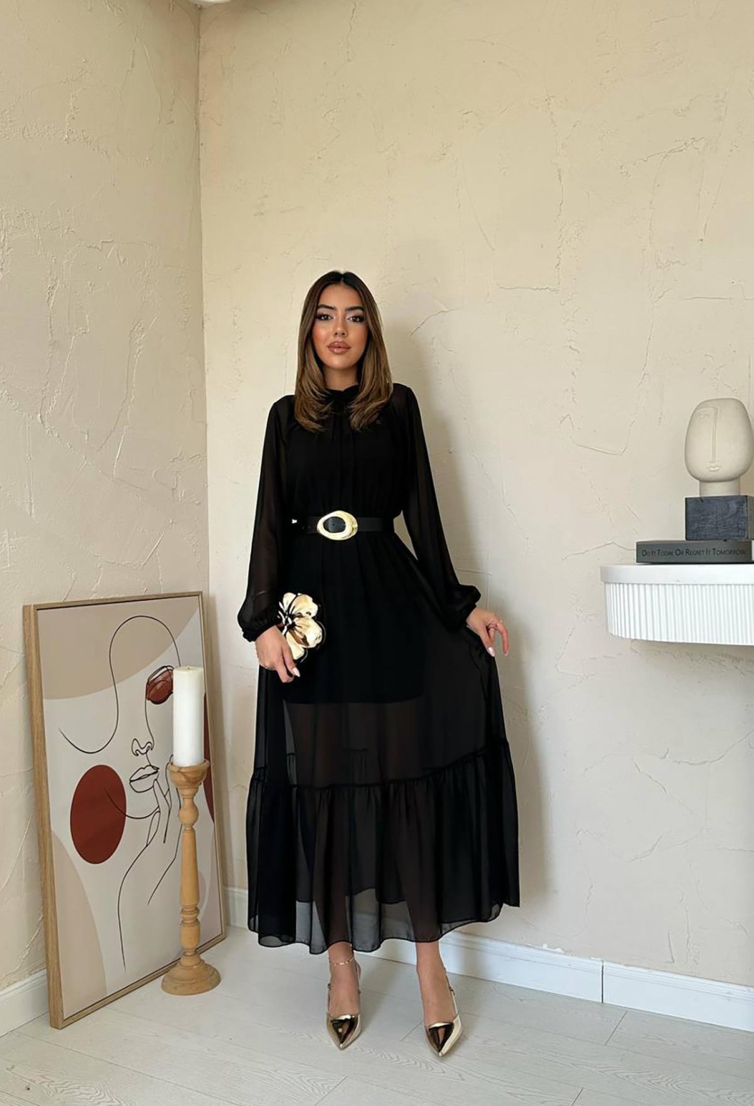 Elegant Fit And Flare Dress - Brand: Elisa - Women & Kids, Baby Clothes Wholesale - TheBS Women