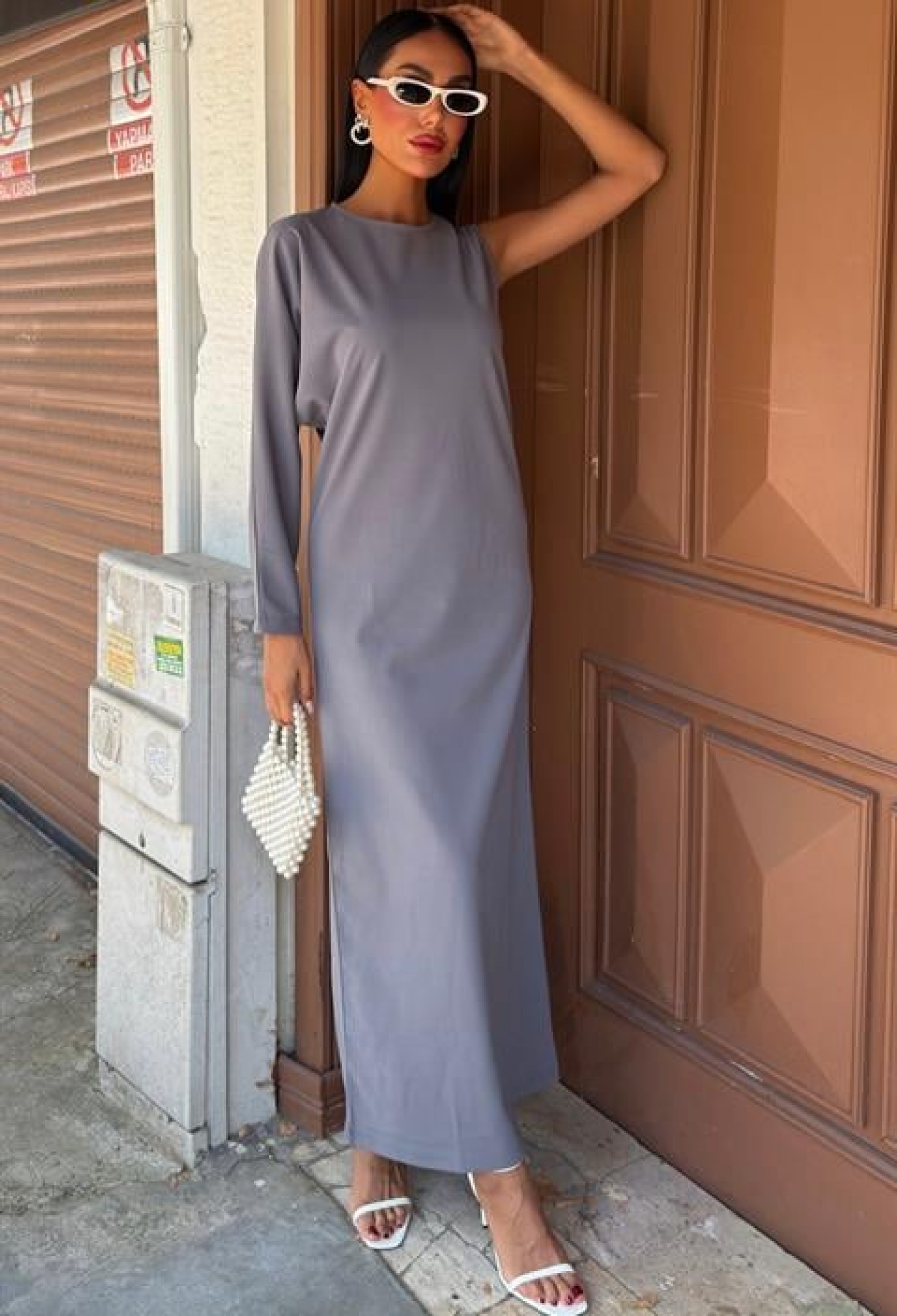 Dress - Anthracite - Brand: Sobe Istanbul - Women & Kids, Baby Clothes Wholesale - TheBS Women