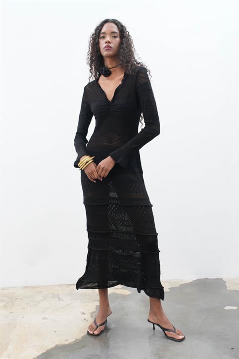 Long Knit Dress – Brand: Sobe Istanbul – Women & Kids, Baby Clothes Wholesale – TheBS Women