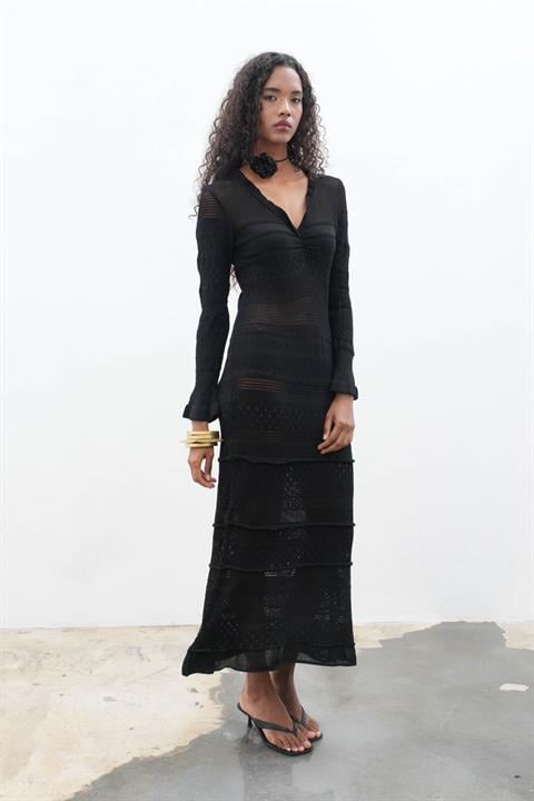 Long Knit Dress – Brand: Sobe Istanbul – Women & Kids, Baby Clothes Wholesale – TheBS Women