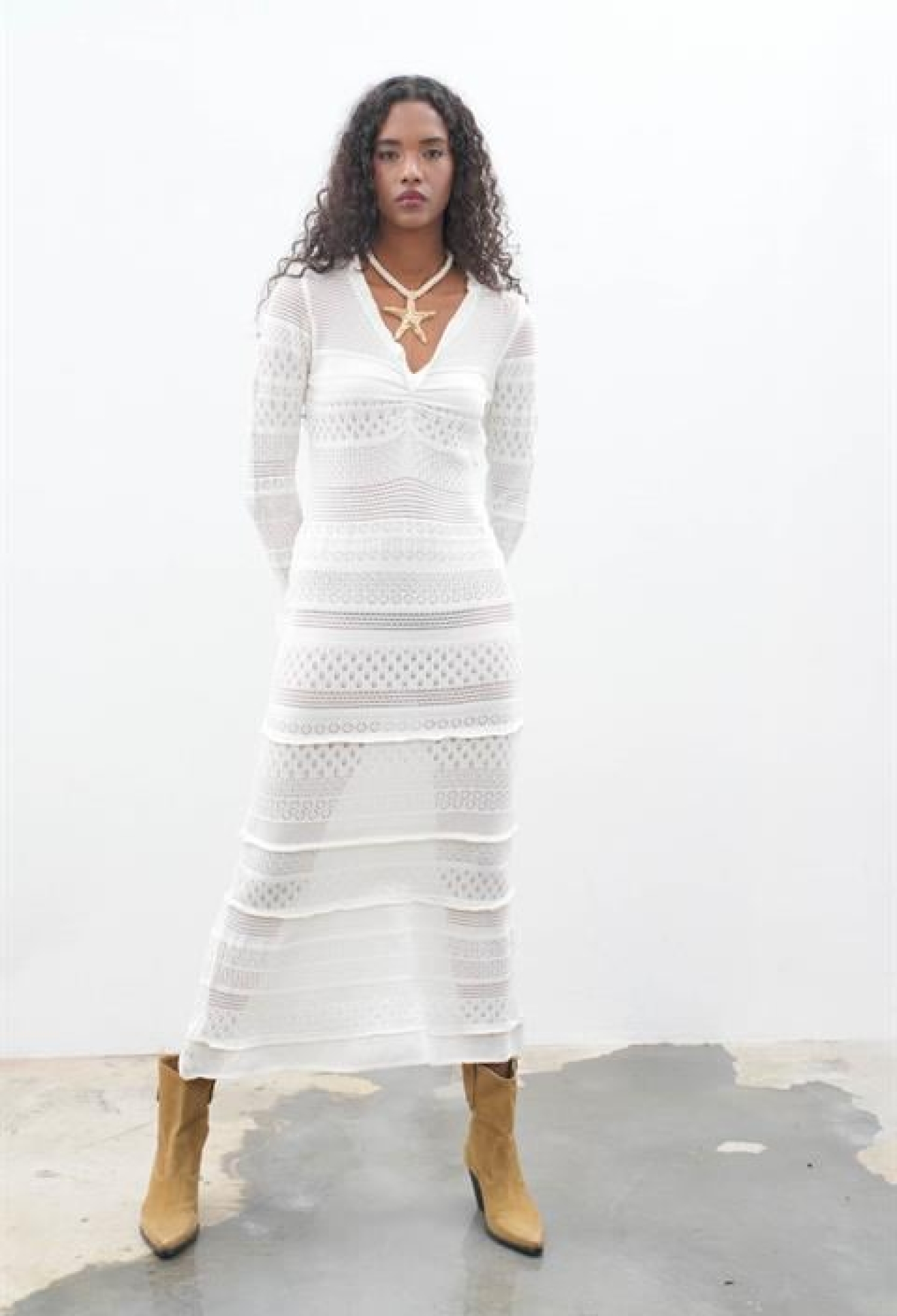 Long Knit Dress - Brand: Sobe Istanbul - Women & Kids, Baby Clothes Wholesale - TheBS Women