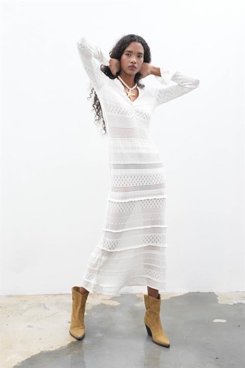 Long Knit Dress - Brand: Sobe Istanbul - Women & Kids, Baby Clothes Wholesale - TheBS Women