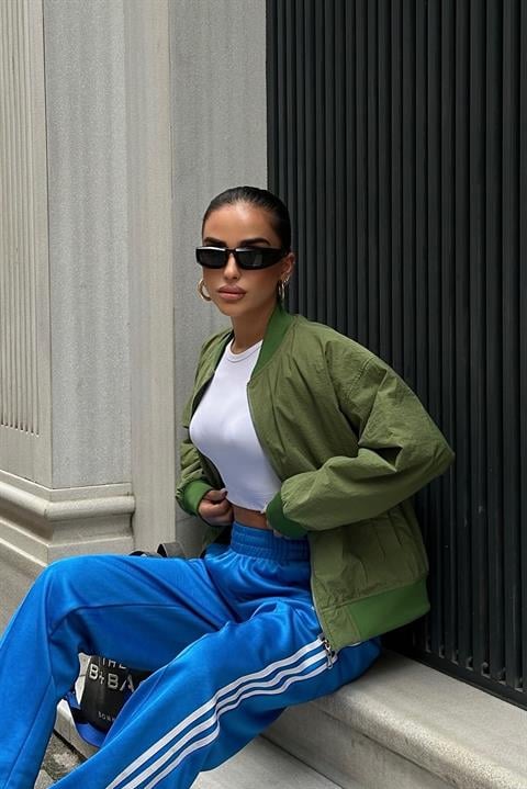 Back Printed Bomber Jacket - Brand: Sobe Istanbul - Women & Kids, Baby Clothes Wholesale - TheBS Women