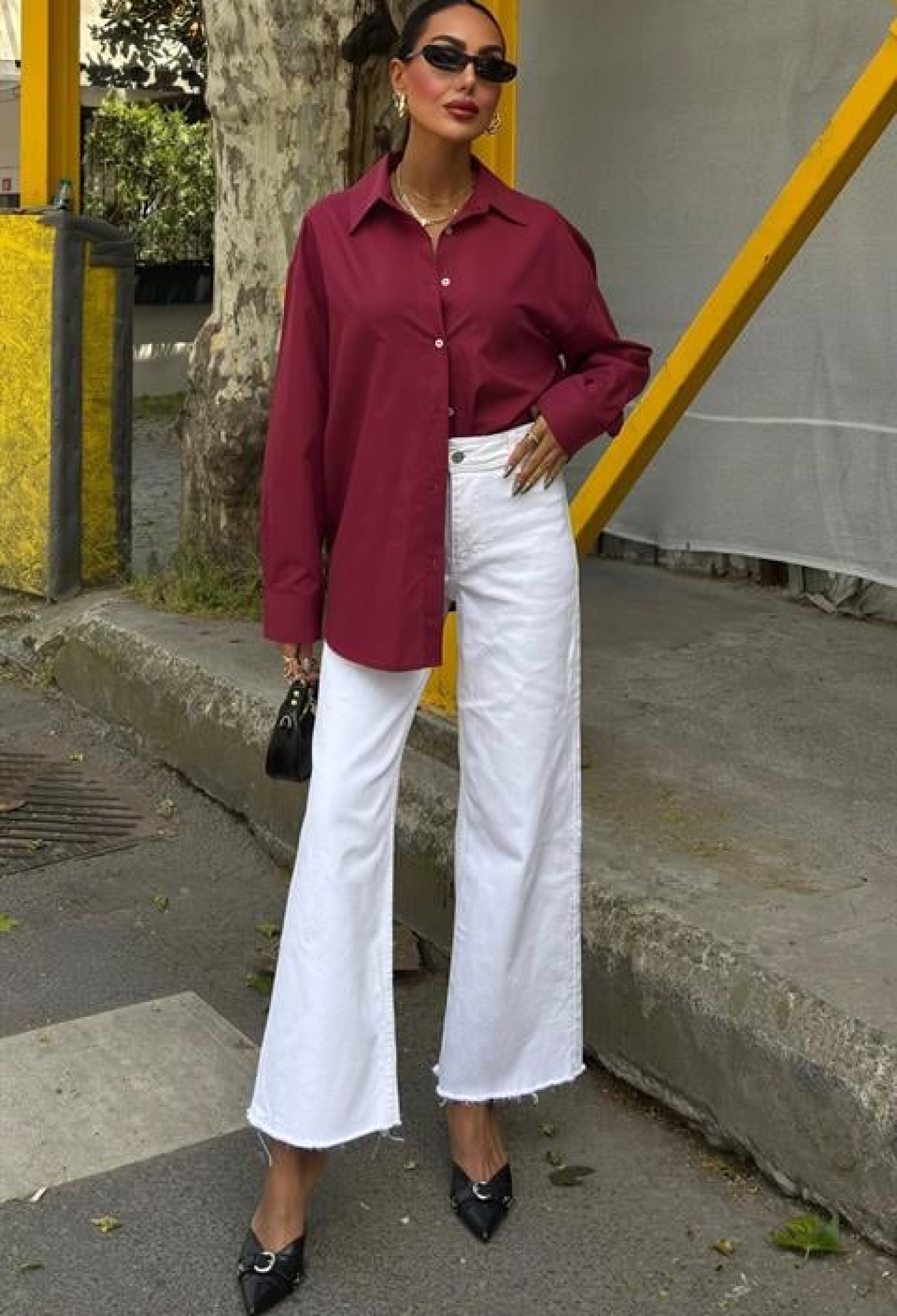 Classic Oversized Poplin Shirt - Brand: Sobe Istanbul - Women & Kids, Baby Clothes Wholesale - TheBS Women