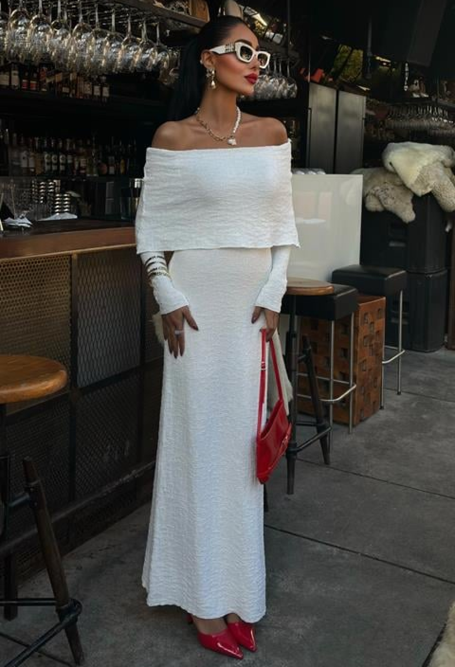 Madonna Collar Premium Dress - Brand: Sobe Istanbul - Women & Kids, Baby Clothes Wholesale - TheBS Women