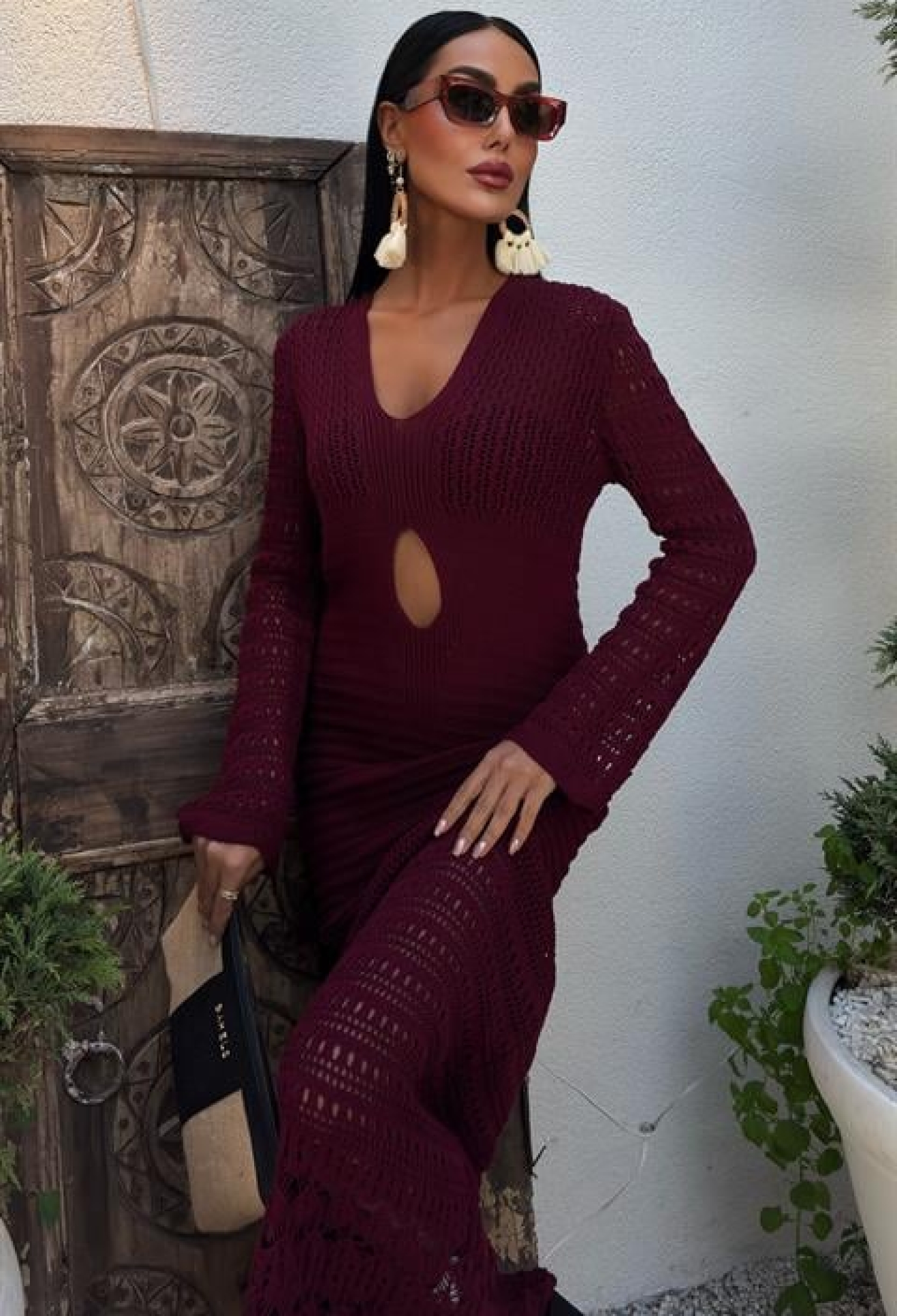 Belly Neckline Openwork Dress - Brand: Sobe Istanbul - Women & Kids, Baby Clothes Wholesale - TheBS Women