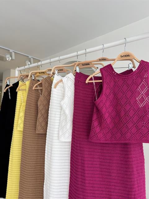 Back Cross Detail Openwork Knitwear Suit - Brand: Sobe Istanbul - Women & Kids, Baby Clothes Wholesale - TheBS Women Back Cross Detail Openwork Knitwear Suit - Brand: Sobe Istanbul - Women & Kids, Baby Clothes Wholesale - TheBS Women