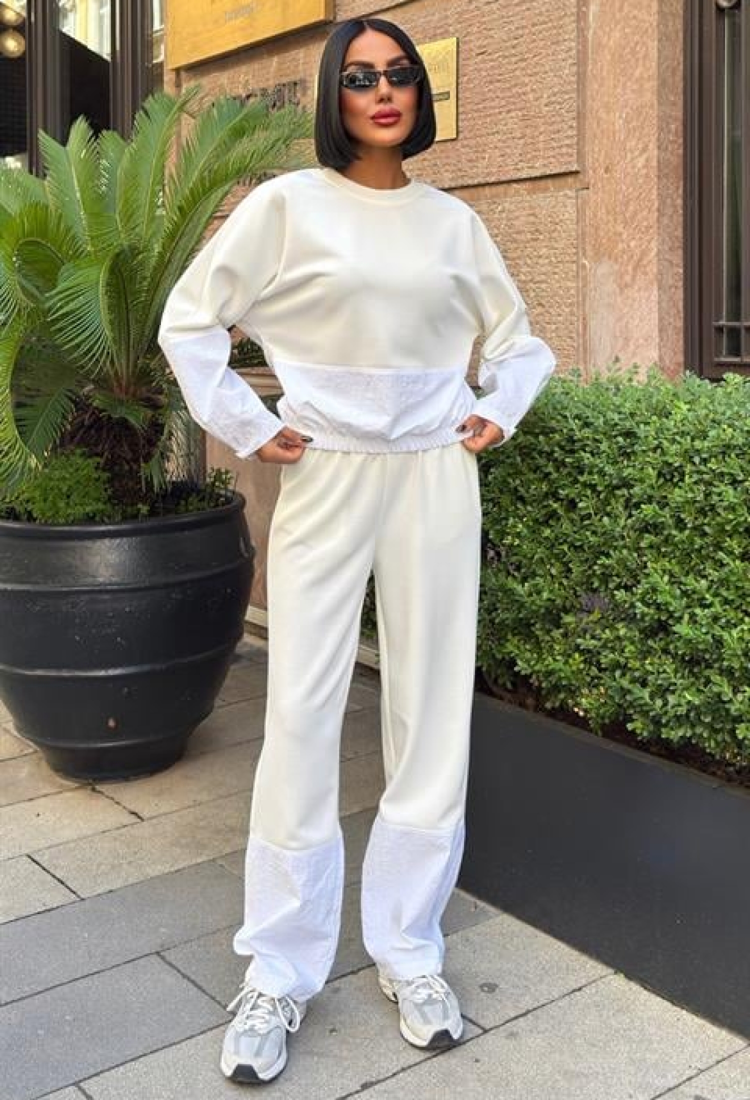 White Casual Sport Set - Brand: Sobe Istanbul - Women & Kids, Baby Clothes Wholesale - TheBS Women