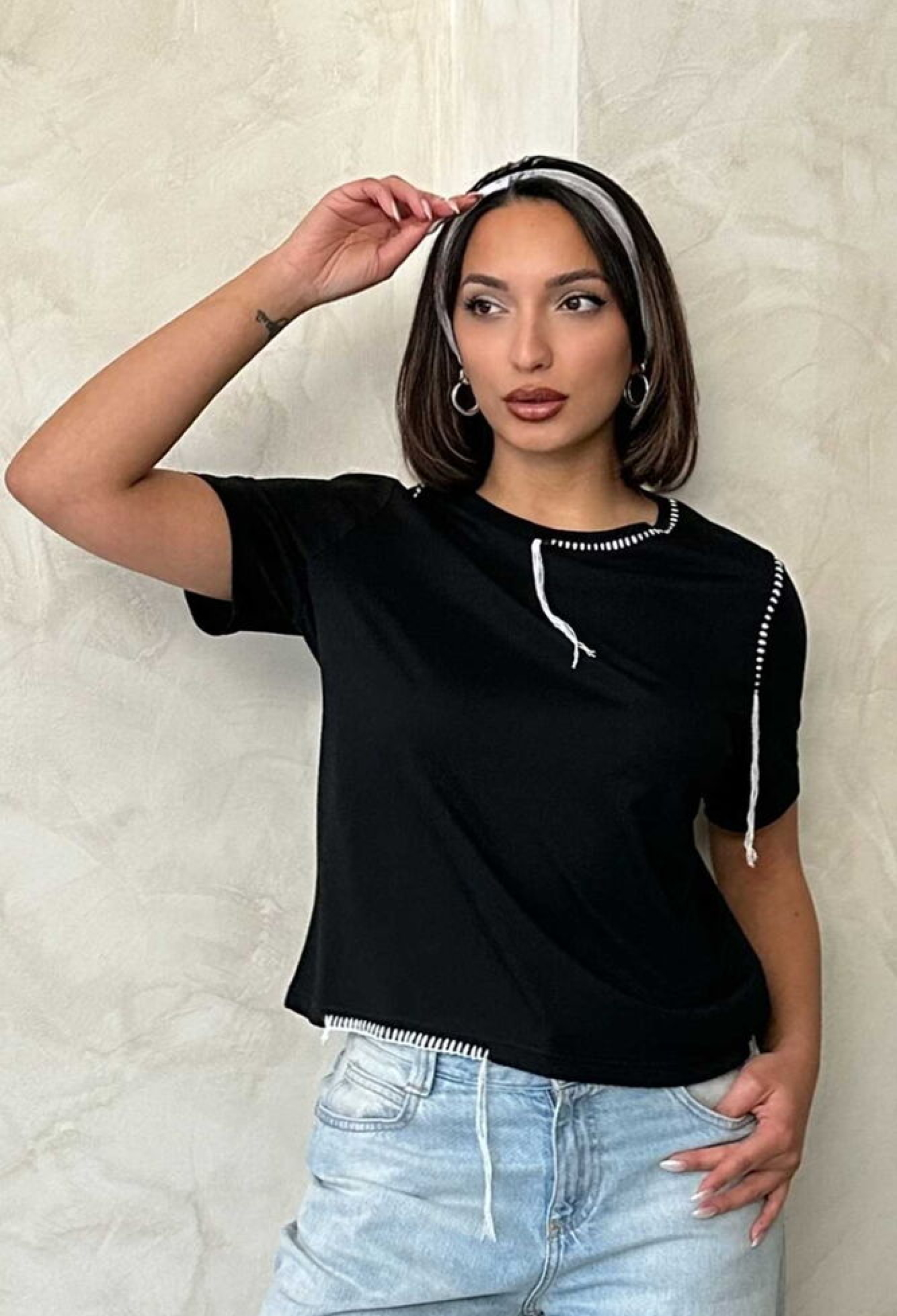 D 2629 Shepherd Stitched T-Shirt - Brand: Topshow - Women & Kids, Baby Clothes Wholesale - TheBS Women