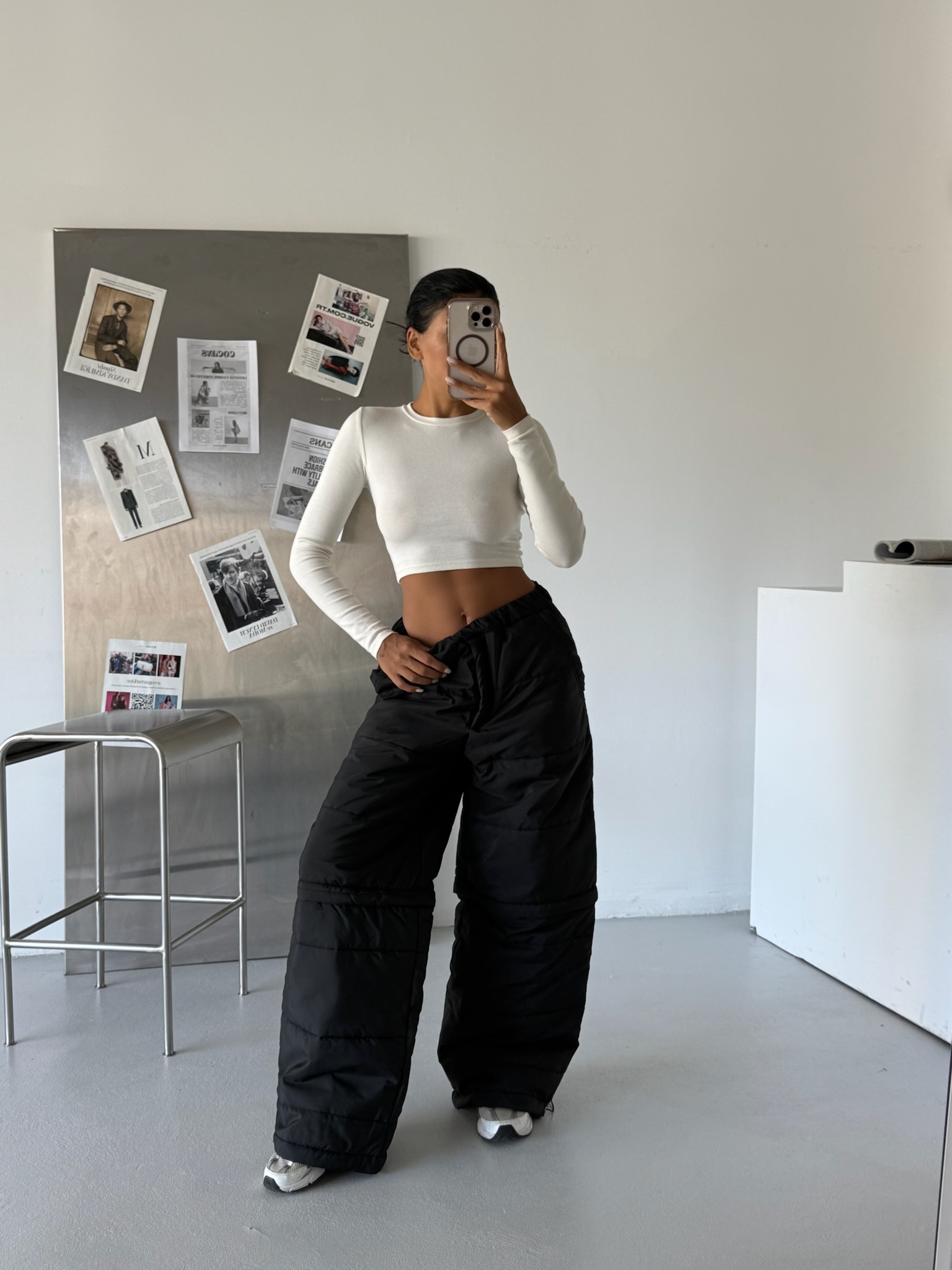 Zipper Detail Quilted Trousers - Brand: Black Fashion - Women & Kids, Baby Clothes Wholesale - TheBS Women