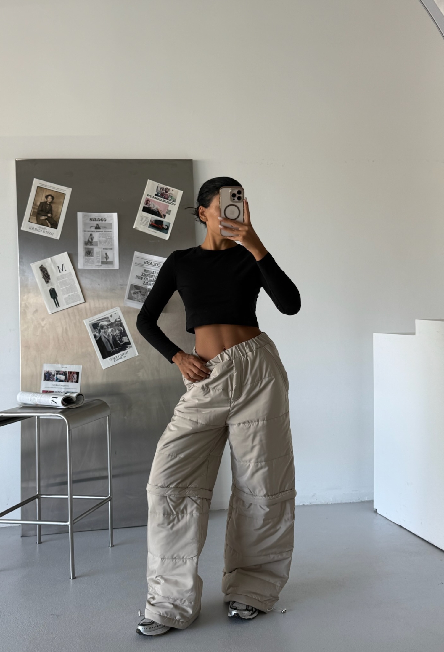 Zipper Detail Quilted Trousers - Brand: Black Fashion - Women & Kids, Baby Clothes Wholesale - TheBS Women