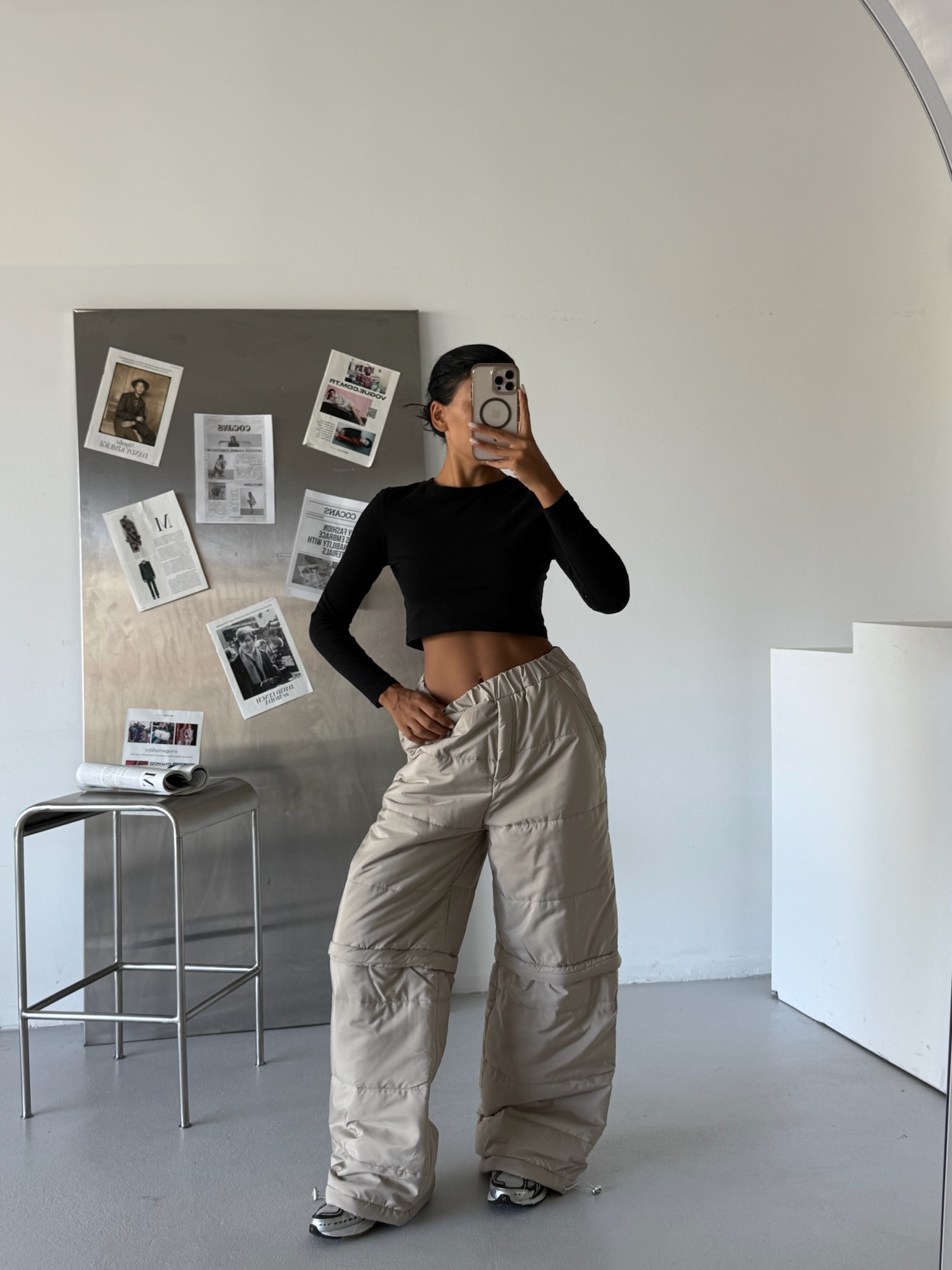 Zipper Detail Quilted Trousers – Brand: Black Fashion – Women & Kids, Baby Clothes Wholesale – TheBS Women