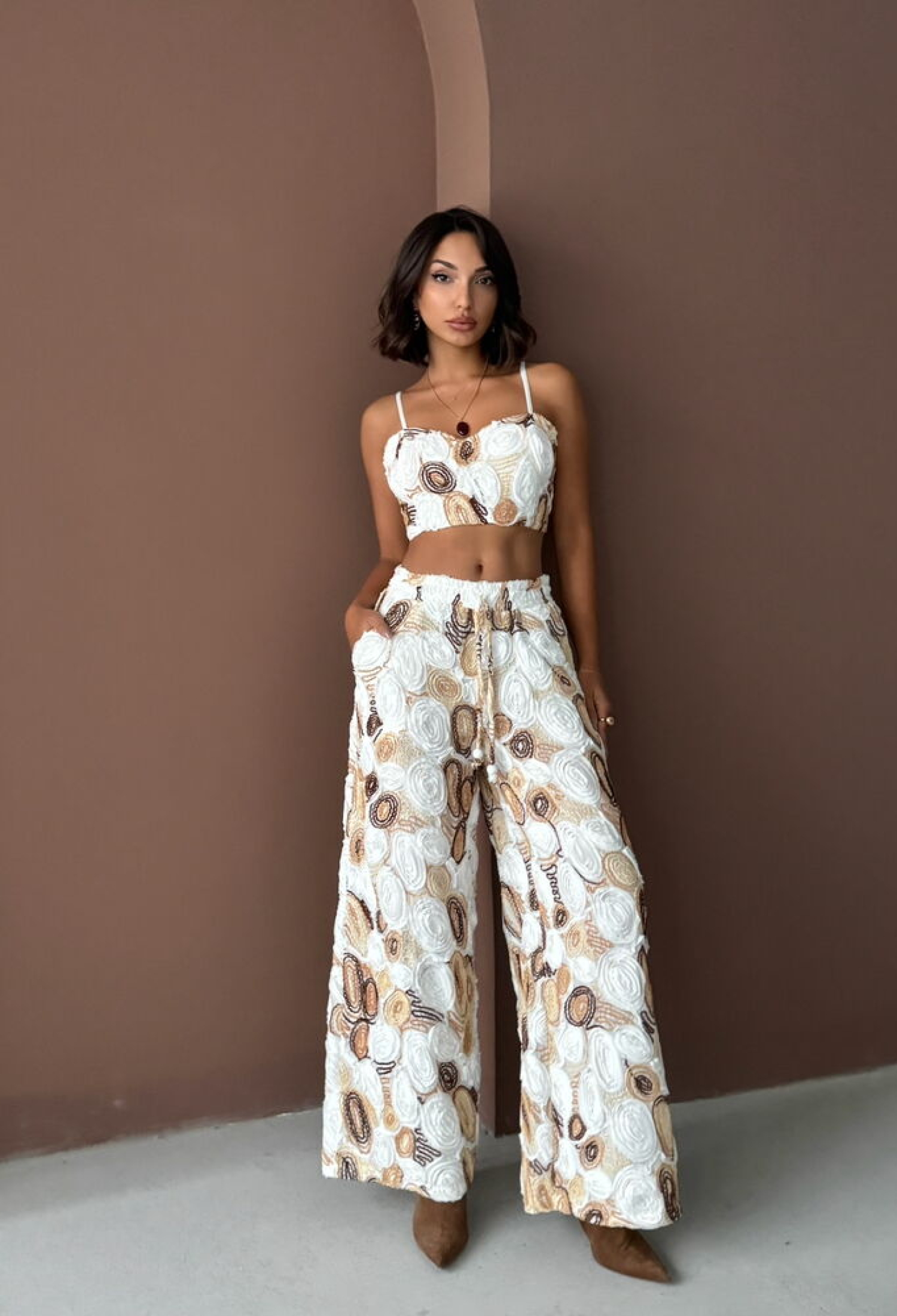 Palazzo Pants With Butterfly Pattern - Brand: Topshow - Women & Kids, Baby Clothes Wholesale - TheBS Women