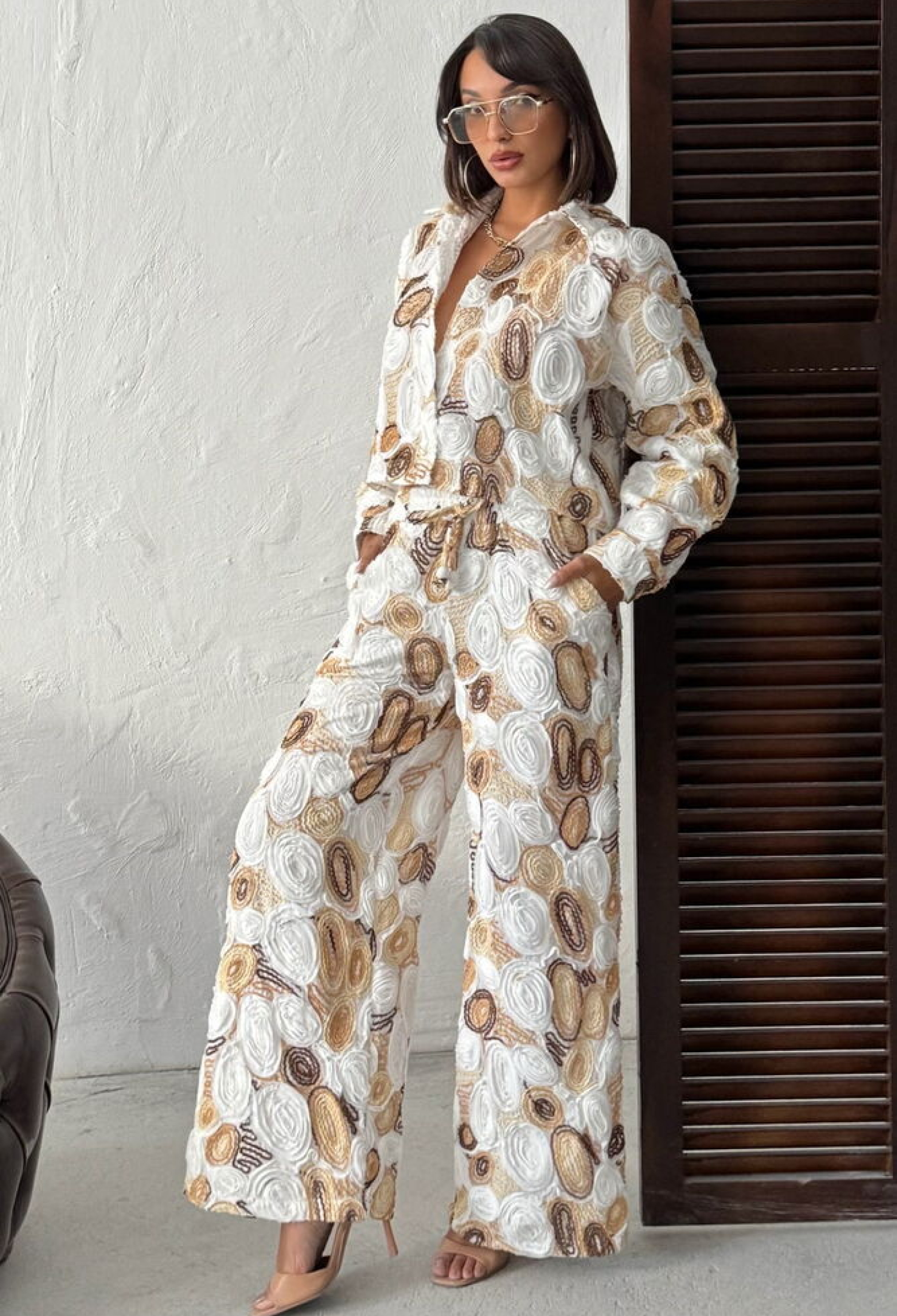 Palazzo Pants With Butterfly Pattern - Brand: Topshow - Women & Kids, Baby Clothes Wholesale - TheBS Women