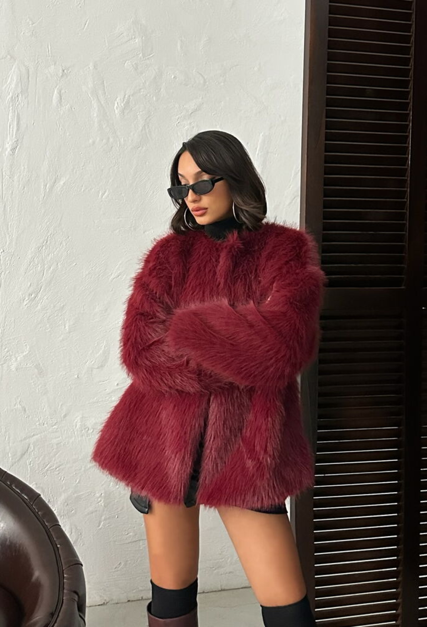 Fur Oversized Glam Jacket - Brand: Topshow - Women & Kids, Baby Clothes Wholesale - TheBS Women