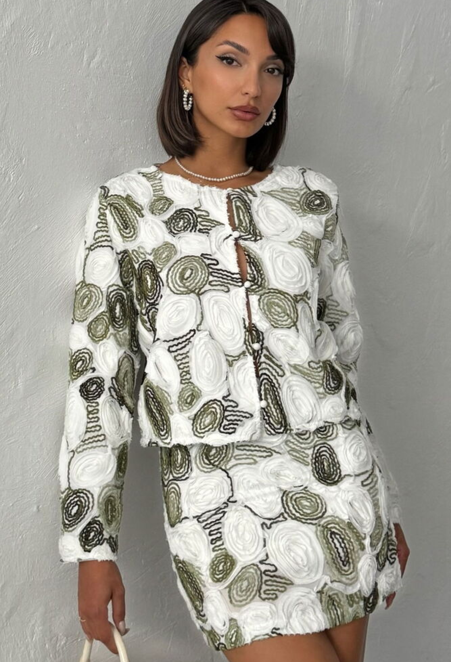 White Retro Single-Breasted Blazer Jacket - Brand: Topshow - Women & Kids, Baby Clothes Wholesale - TheBS Women