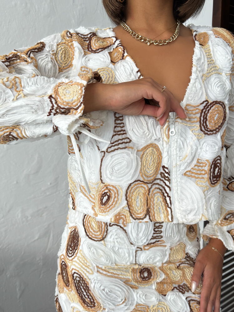 White V-Neck Zip-Up Crop Shirt – Brand: Topshow – Women & Kids, Baby Clothes Wholesale – TheBS Women