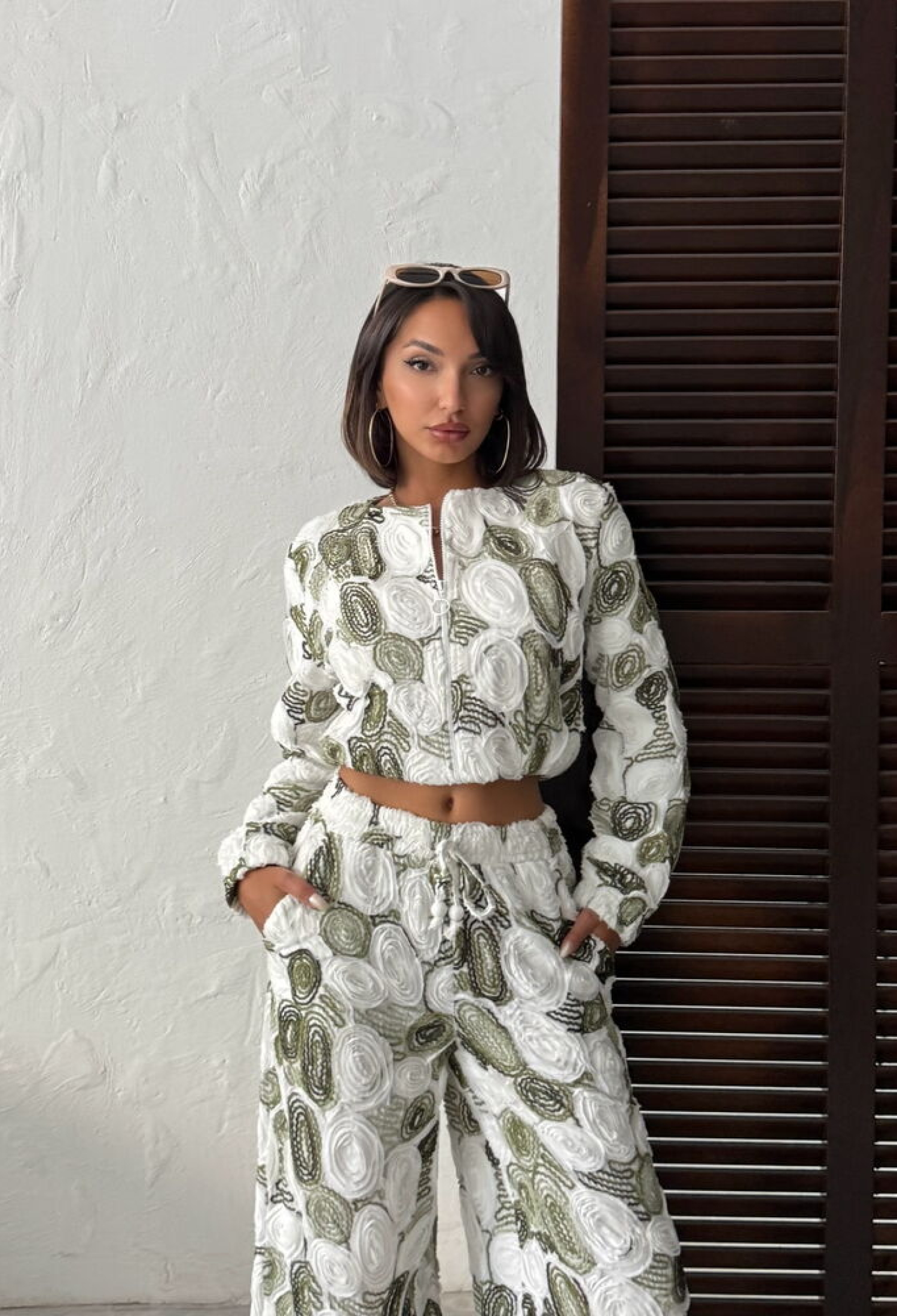 White Bomber Jacket - Brand: Topshow - Women & Kids, Baby Clothes Wholesale - TheBS Women