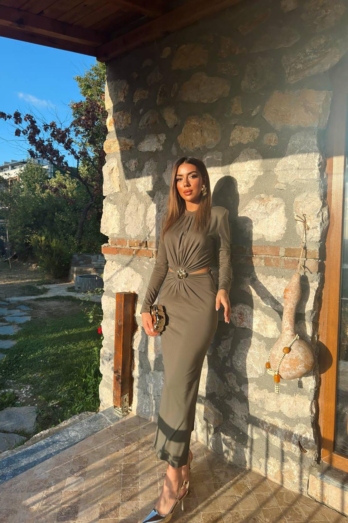 Green Sexy Elegant Formal Sheath Dress - Brand: Elisa - Women & Kids, Baby Clothes Wholesale - TheBS Women