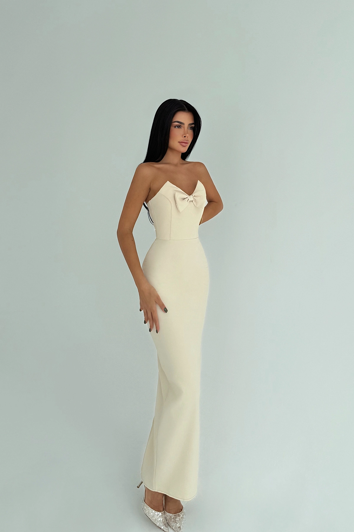 Sleeveless Sweetheart Neck Bodycon Dress - Brand: EYYO ATELIER - Women & Kids, Baby Clothes Wholesale - TheBS Women