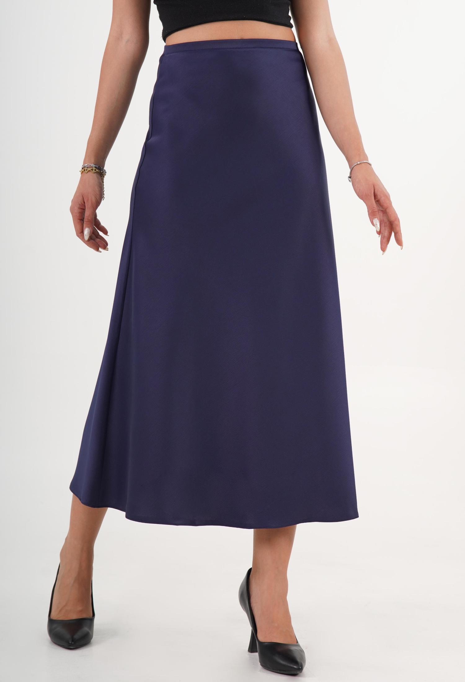 Flared Midi Skirt - Brand: Lustrin - Women & Kids, Baby Clothes Wholesale - TheBS Women