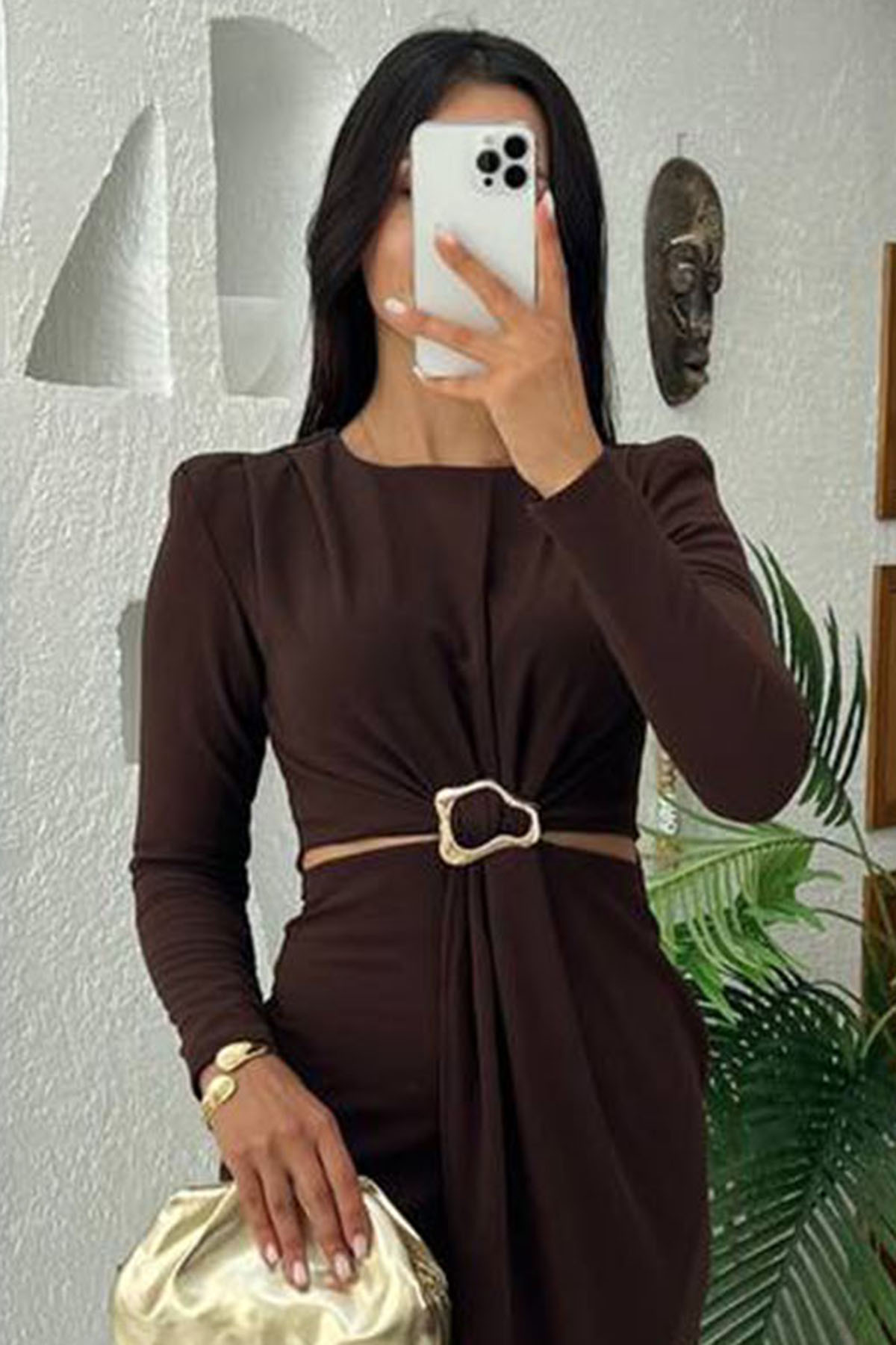 ElegantWrap Midi Dress With Long Sleeves - Brand: Mode Roy - Women & Kids, Baby Clothes Wholesale - TheBS Women ElegantWrap Midi Dress With Long Sleeves - Brand: Mode Roy - Women & Kids, Baby Clothes Wholesale - TheBS Women