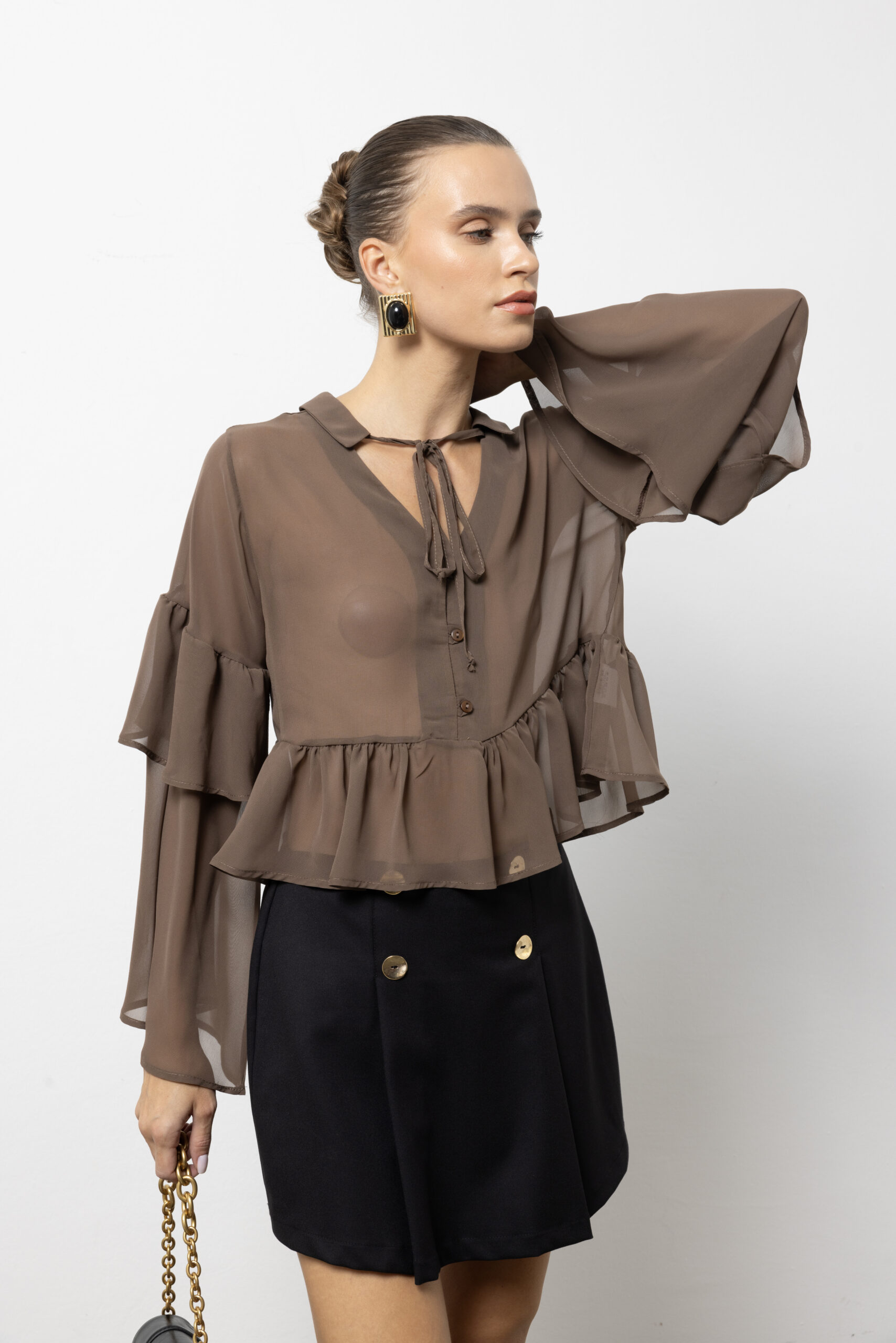 A-Line Mini Skirt With Flap Pocket - Brand: Cream Rouge - Women & Kids, Baby Clothes Wholesale - TheBS Women A-Line Mini Skirt With Flap Pocket - Brand: Cream Rouge - Women & Kids, Baby Clothes Wholesale - TheBS Women