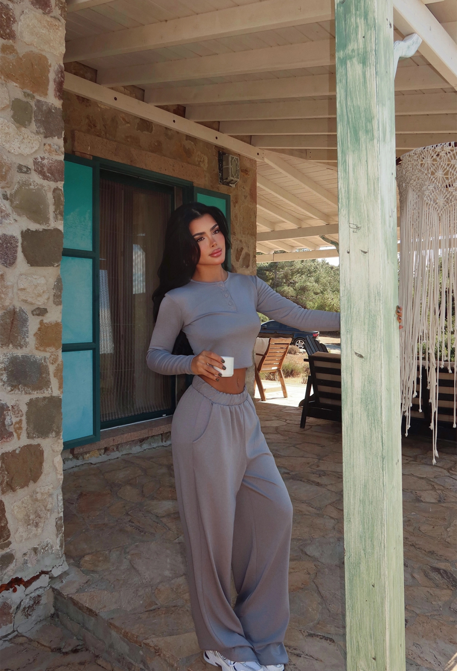 Grey Casual Sport Elegant Suit - Brand: EYYO ATELIER - Women & Kids, Baby Clothes Wholesale - TheBS Women