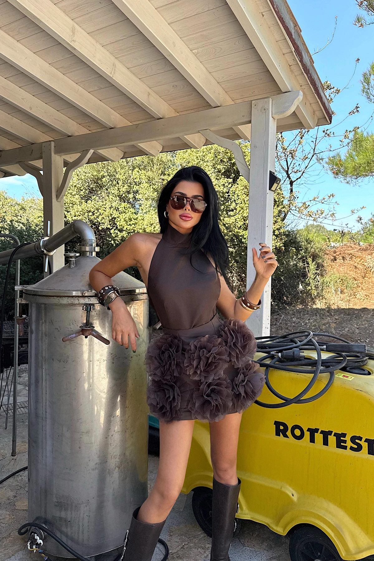 Glam Halter Neck Sheath Mini Dress - Brand: EYYO ATELIER - Women & Kids, Baby Clothes Wholesale - TheBS Women Glam Halter Neck Sheath Mini Dress - Brand: EYYO ATELIER - Women & Kids, Baby Clothes Wholesale - TheBS Women