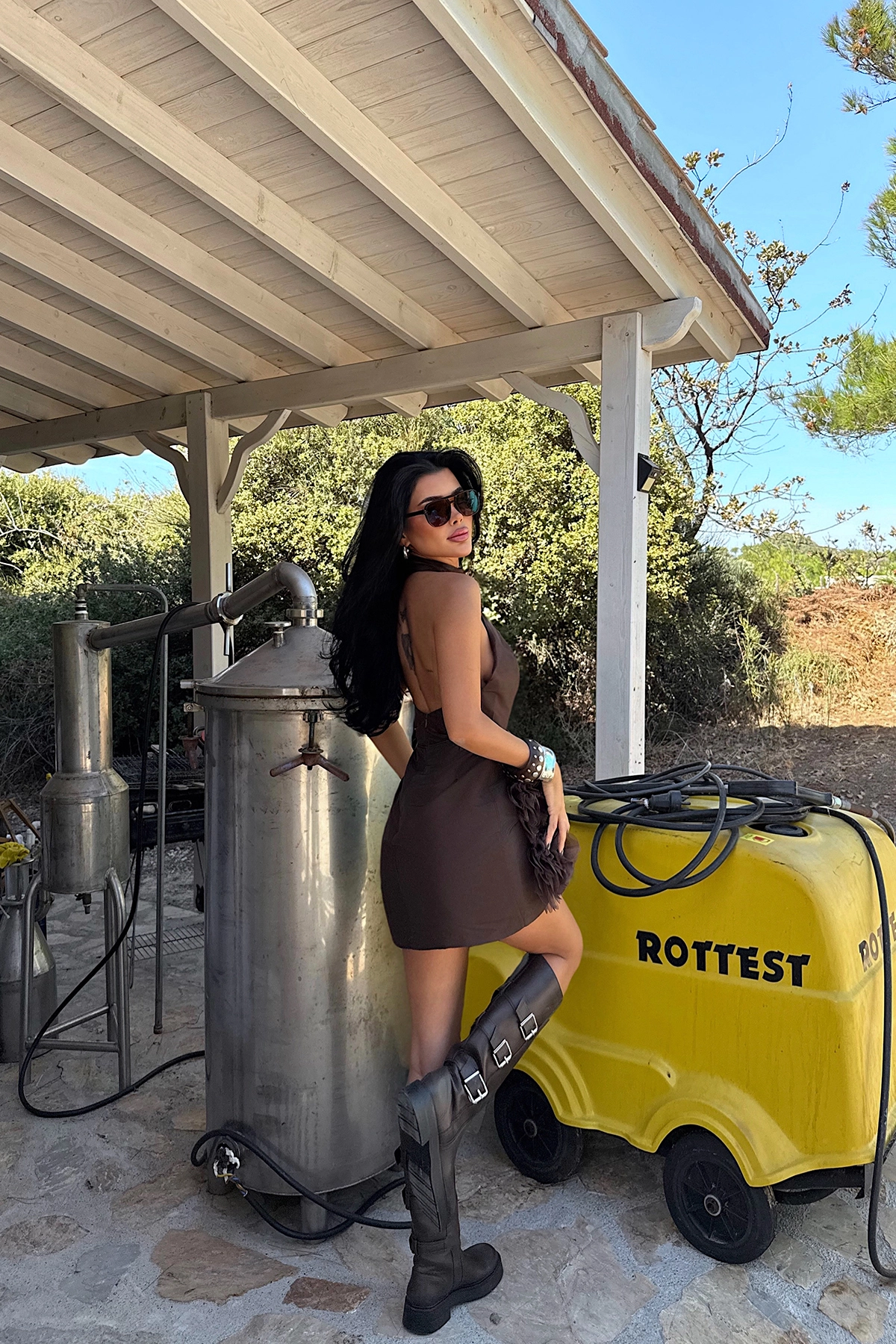 Glam Halter Neck Sheath Mini Dress - Brand: EYYO ATELIER - Women & Kids, Baby Clothes Wholesale - TheBS Women Glam Halter Neck Sheath Mini Dress - Brand: EYYO ATELIER - Women & Kids, Baby Clothes Wholesale - TheBS Women