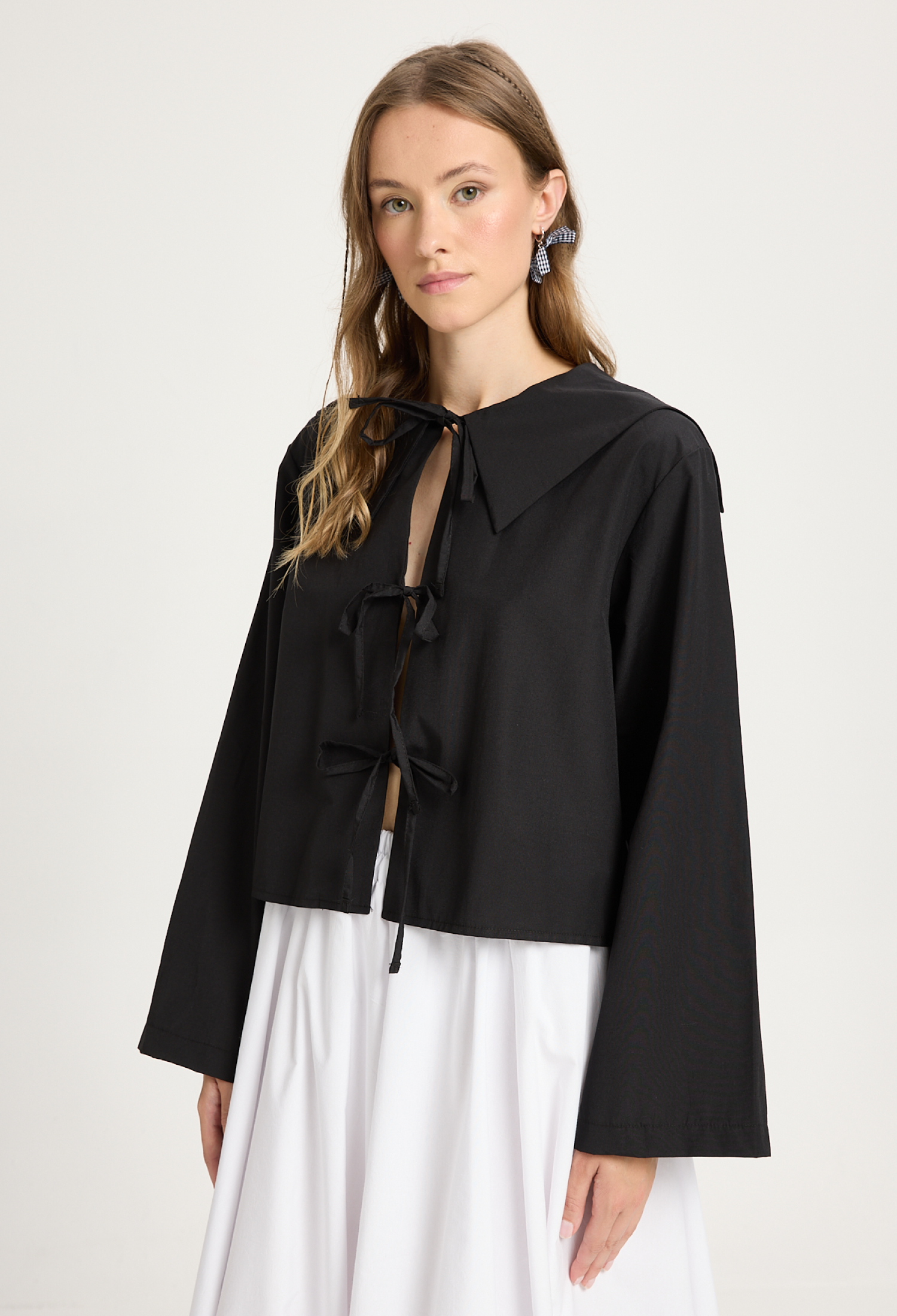 Casual Elegant Blouse With Notched Neck - Brand: First Angels - Women & Kids, Baby Clothes Wholesale - TheBS Women