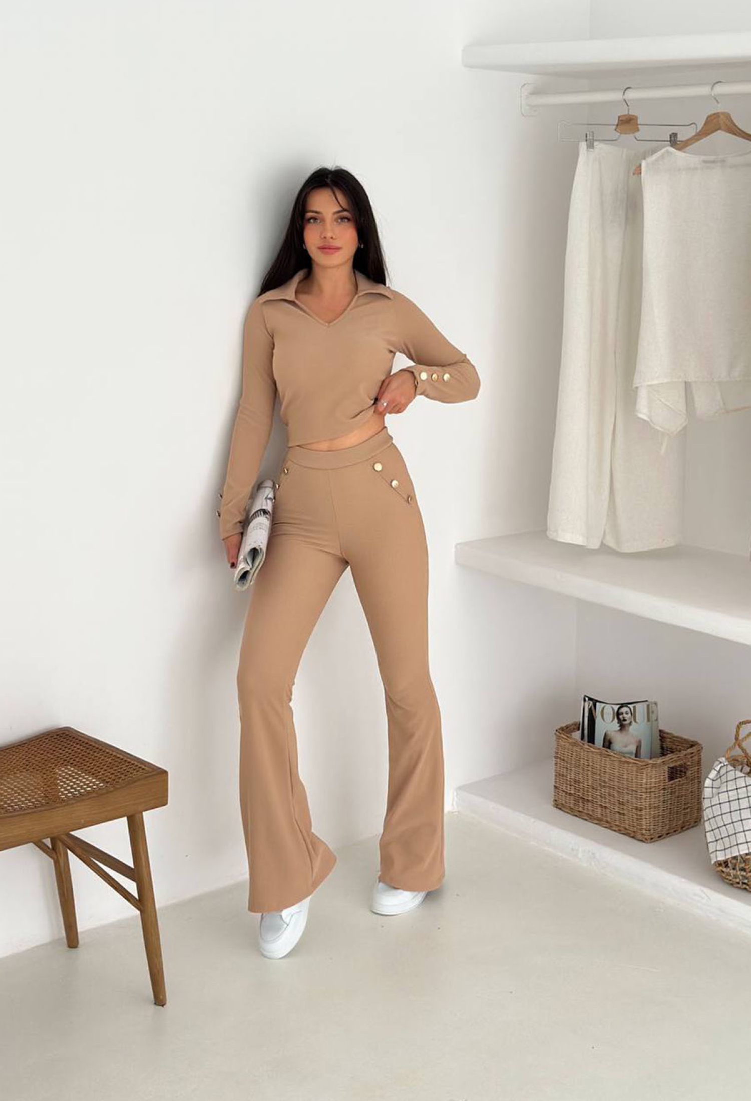 Slim Fit Casual Elegant Set - Brand: Mode Roy - Women & Kids, Baby Clothes Wholesale - TheBS Women