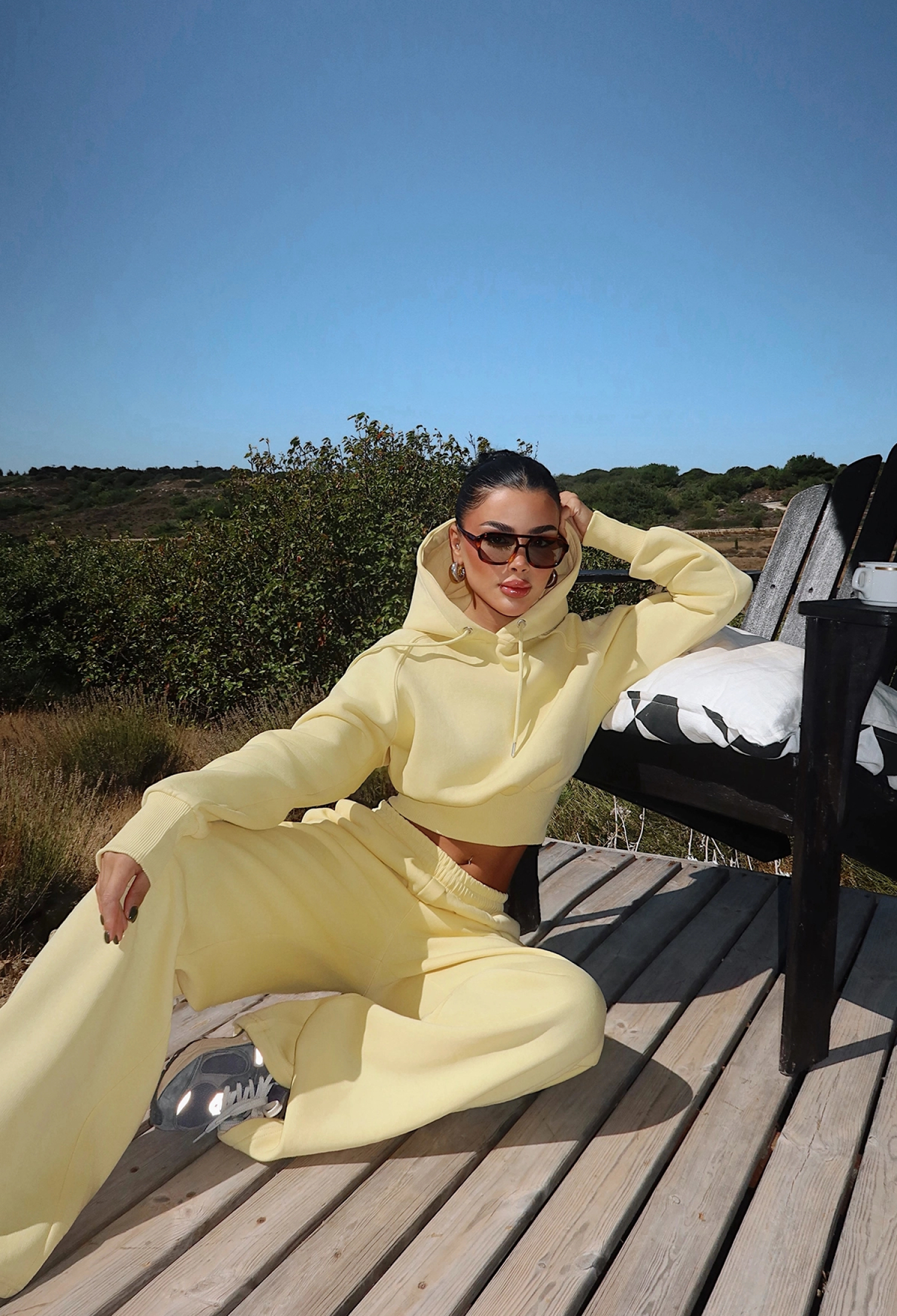 Oversized Fit Casual Sport Tracksuit - Brand: EYYO ATELIER - Women & Kids, Baby Clothes Wholesale - TheBS Women