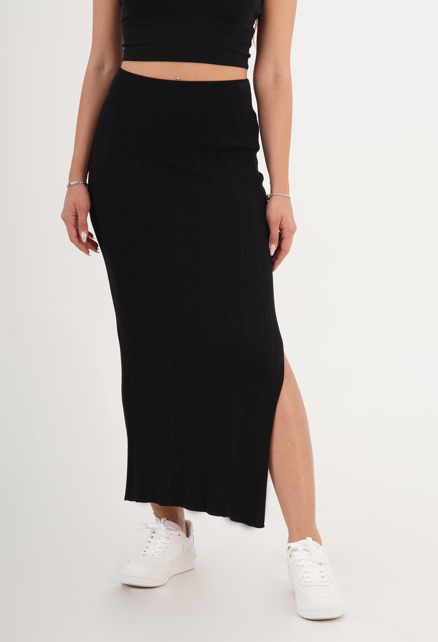 Sexy High Waist Maxi Slit Skirt - Brand: Lustrin - Women & Kids, Baby Clothes Wholesale - TheBS Women