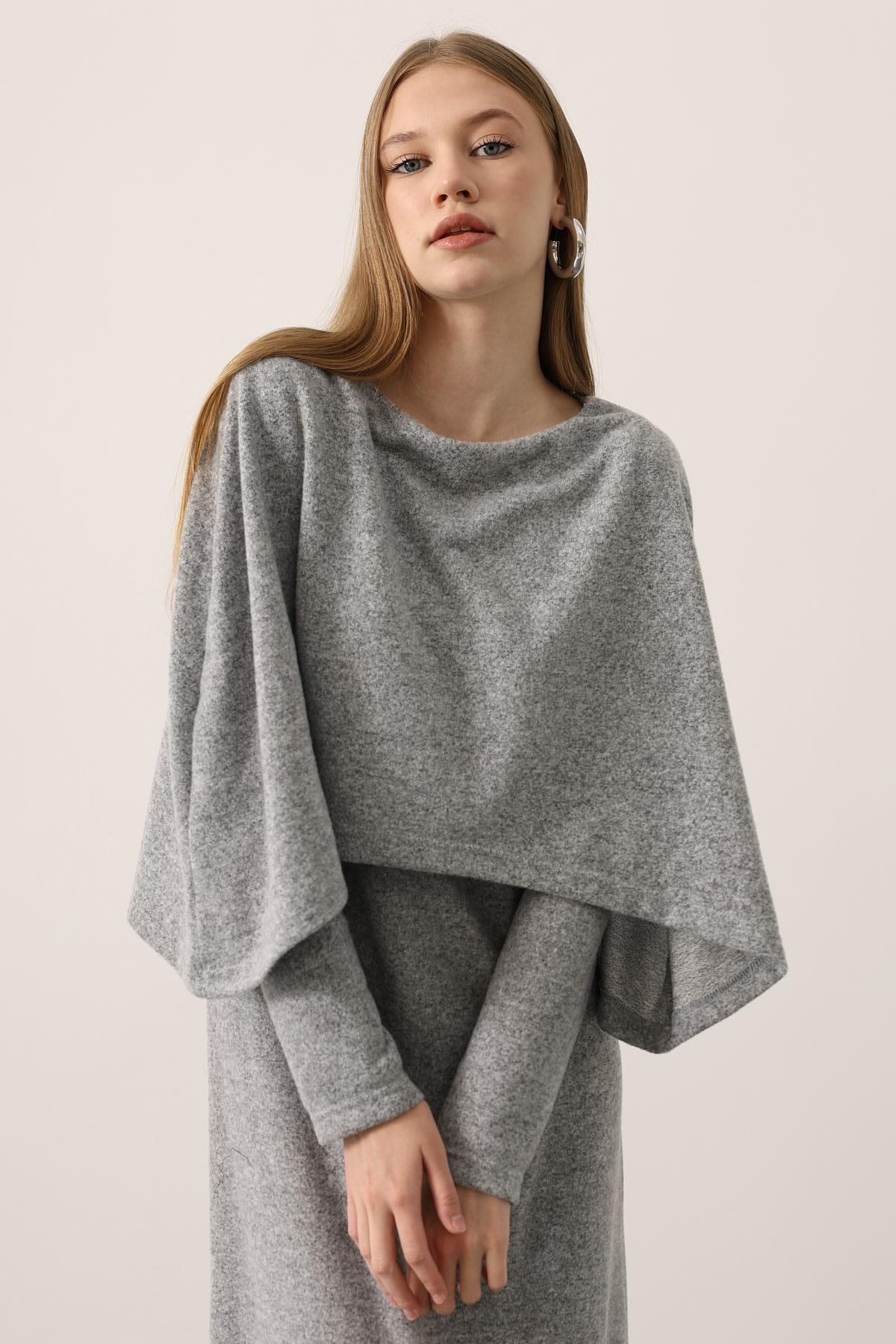 Sweater Dress With Boat Neck And Long Sleeves - Brand: Reyon - Women & Kids, Baby Clothes Wholesale - TheBS Women Sweater Dress With Boat Neck And Long Sleeves - Brand: Reyon - Women & Kids, Baby Clothes Wholesale - TheBS Women