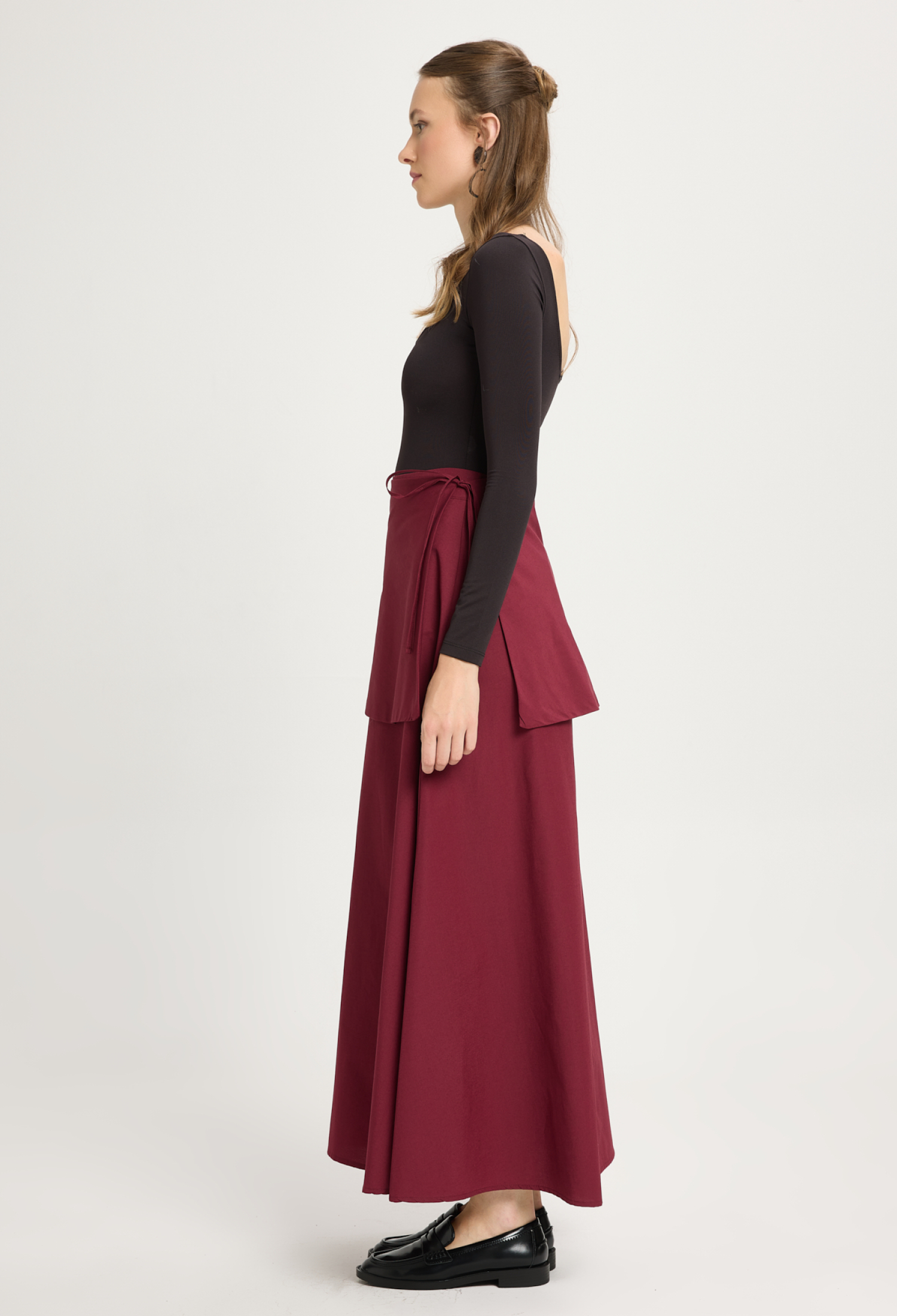 Wrap Maxi Skirt With High Waist Tie Closure - Brand: First Angels - Women & Kids, Baby Clothes Wholesale - TheBS Women