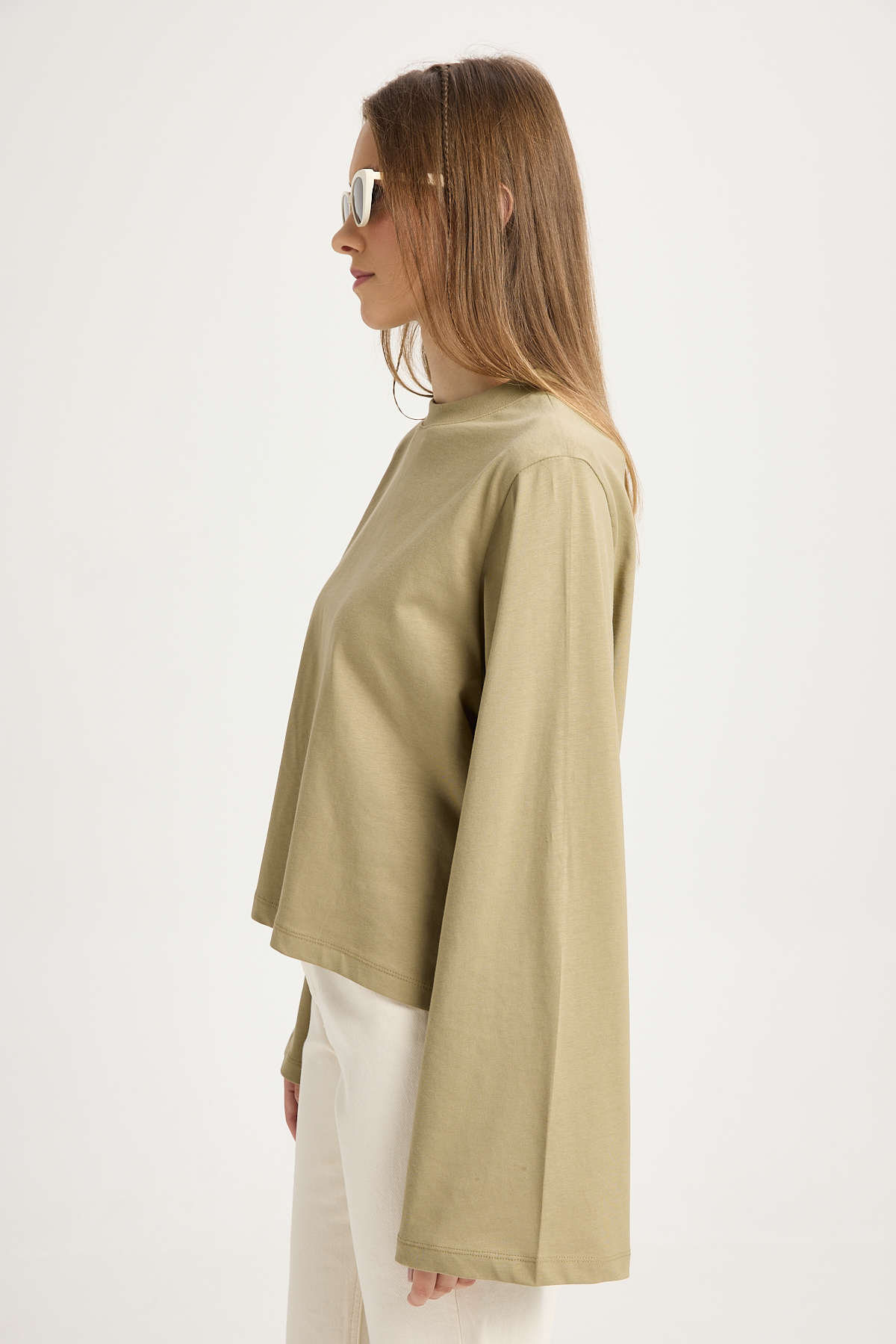 Casual Streetwear Shirt With Extra Long Sleeves - Brand: First Angels - Women & Kids, Baby Clothes Wholesale - TheBS Women Casual Streetwear Shirt With Extra Long Sleeves - Brand: First Angels - Women & Kids, Baby Clothes Wholesale - TheBS Women