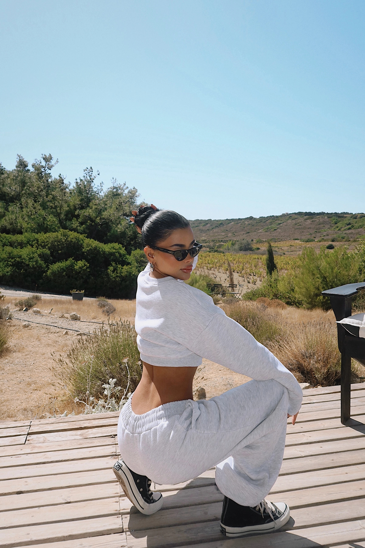 Oversized Fit Sport Casual Tracksuit – Brand: EYYO ATELIER – Women & Kids, Baby Clothes Wholesale – TheBS Women