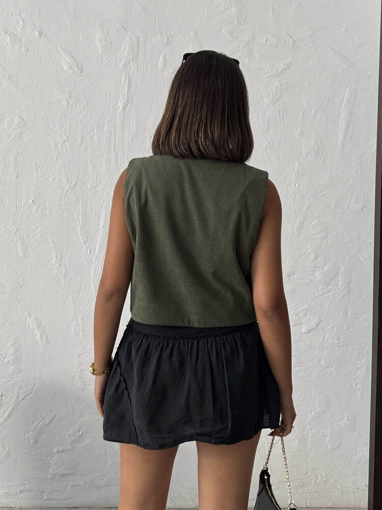 Green Floral Ethnic Open Front Vest - Brand: Topshow - Women & Kids, Baby Clothes Wholesale - TheBS Women Green Floral Ethnic Open Front Vest - Brand: Topshow - Women & Kids, Baby Clothes Wholesale - TheBS Women