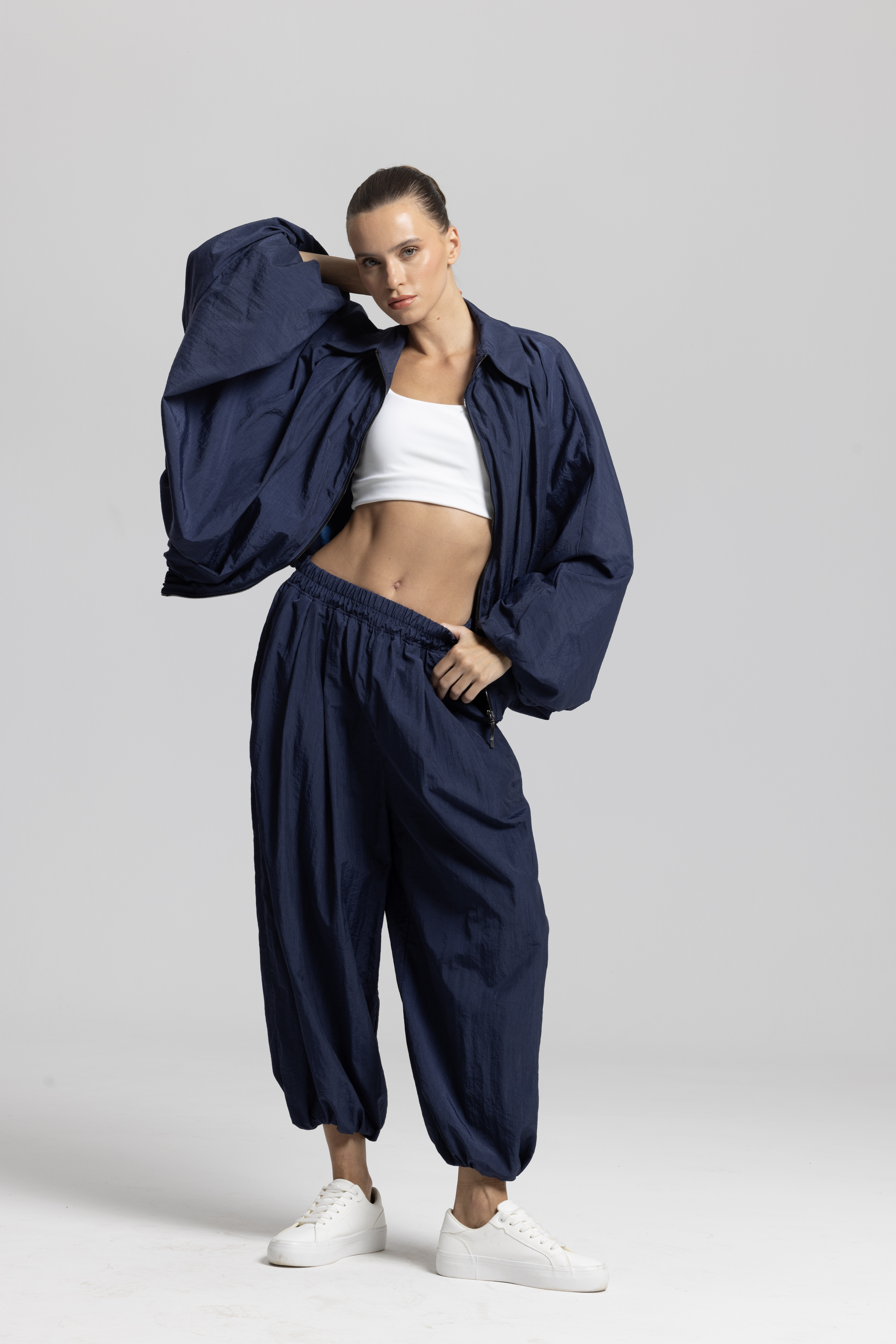 Navy Blue Sporty Oversized Shacket Coat - Brand: Cream Rouge - Women & Kids, Baby Clothes Wholesale - TheBS Women Navy Blue Sporty Oversized Shacket Coat - Brand: Cream Rouge - Women & Kids, Baby Clothes Wholesale - TheBS Women