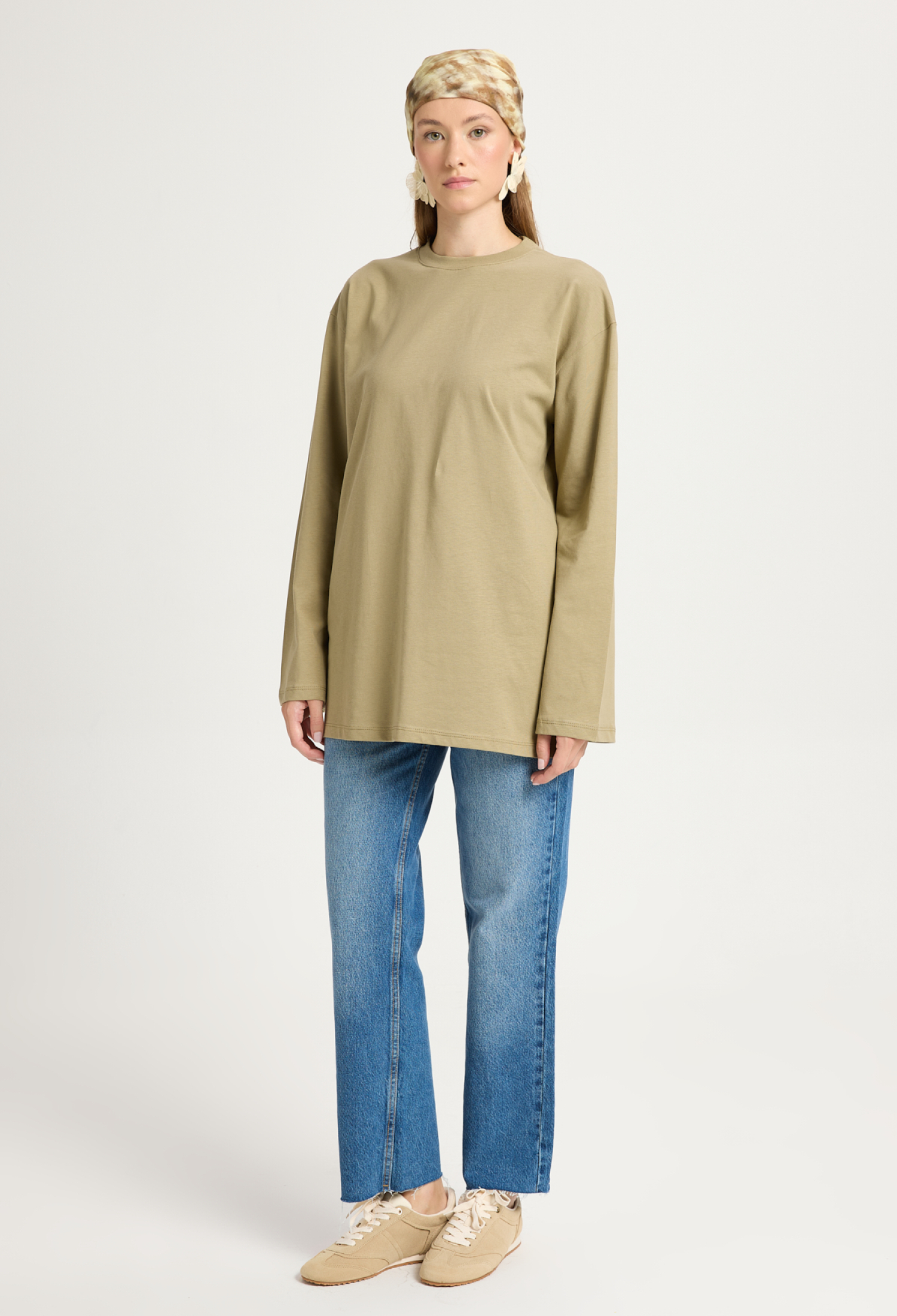 Casual Oversized Fit Tshirt Long Sleeve - Brand: First Angels - Women & Kids, Baby Clothes Wholesale - TheBS Women