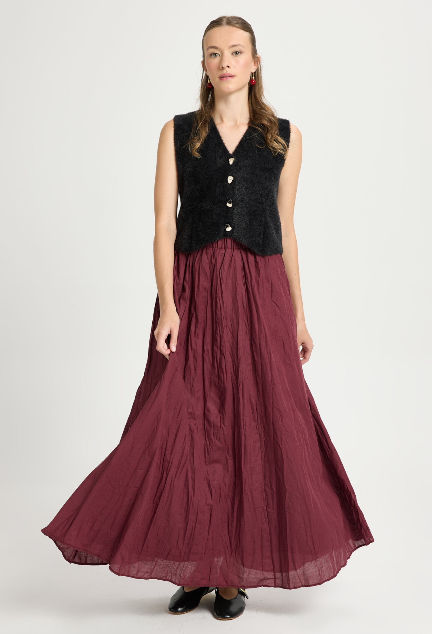 Flared Boho Maxi Skirt - Brand: First Angels - Women & Kids, Baby Clothes Wholesale - TheBS Women