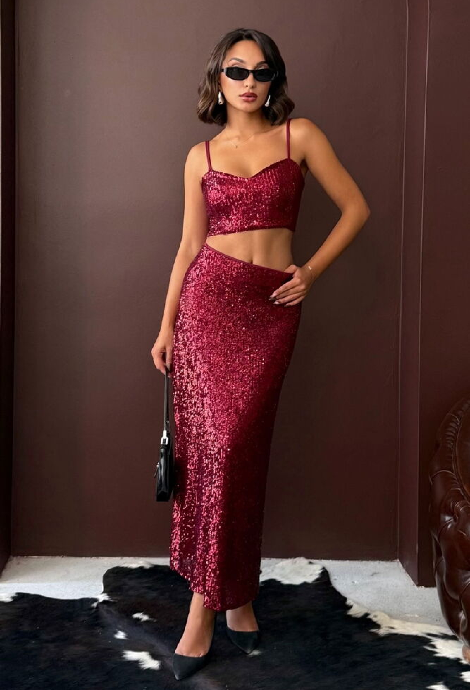 Sequined Maxi Pencil Skirt - Brand: Topshow - Women & Kids, Baby Clothes Wholesale - TheBS Women