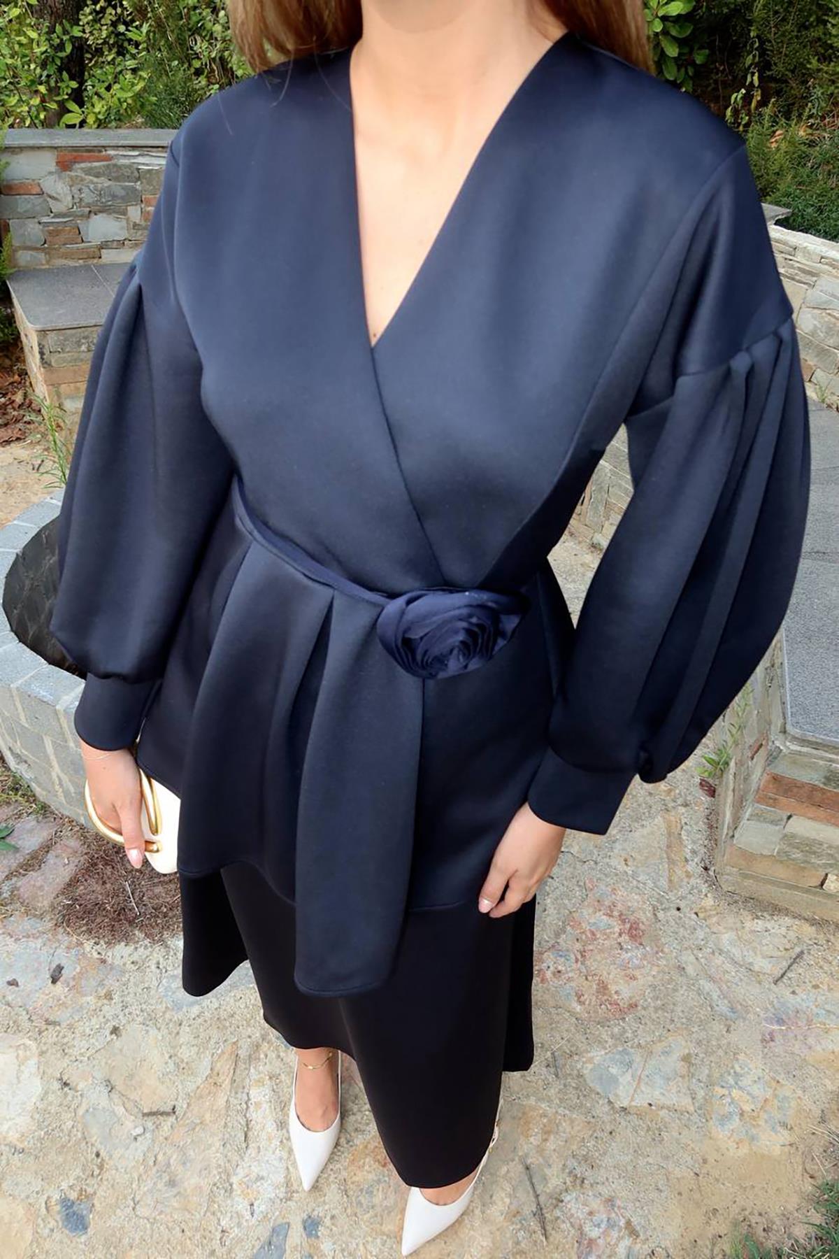 Rose Detailed Suit - Brand: Elisa - Women & Kids, Baby Clothes Wholesale - TheBS Women Rose Detailed Suit - Brand: Elisa - Women & Kids, Baby Clothes Wholesale - TheBS Women